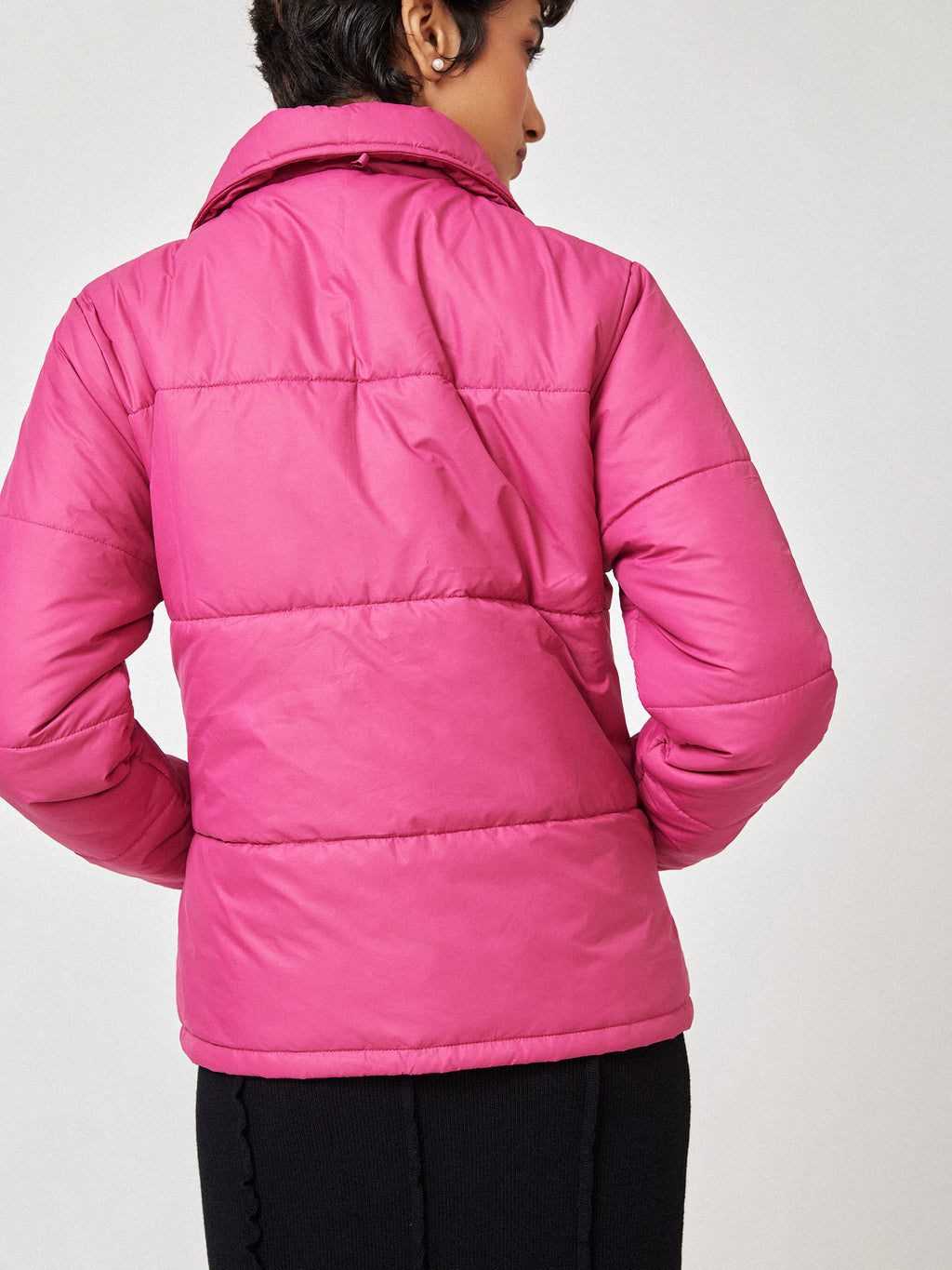 Cherry Oversized Puffer Jacket