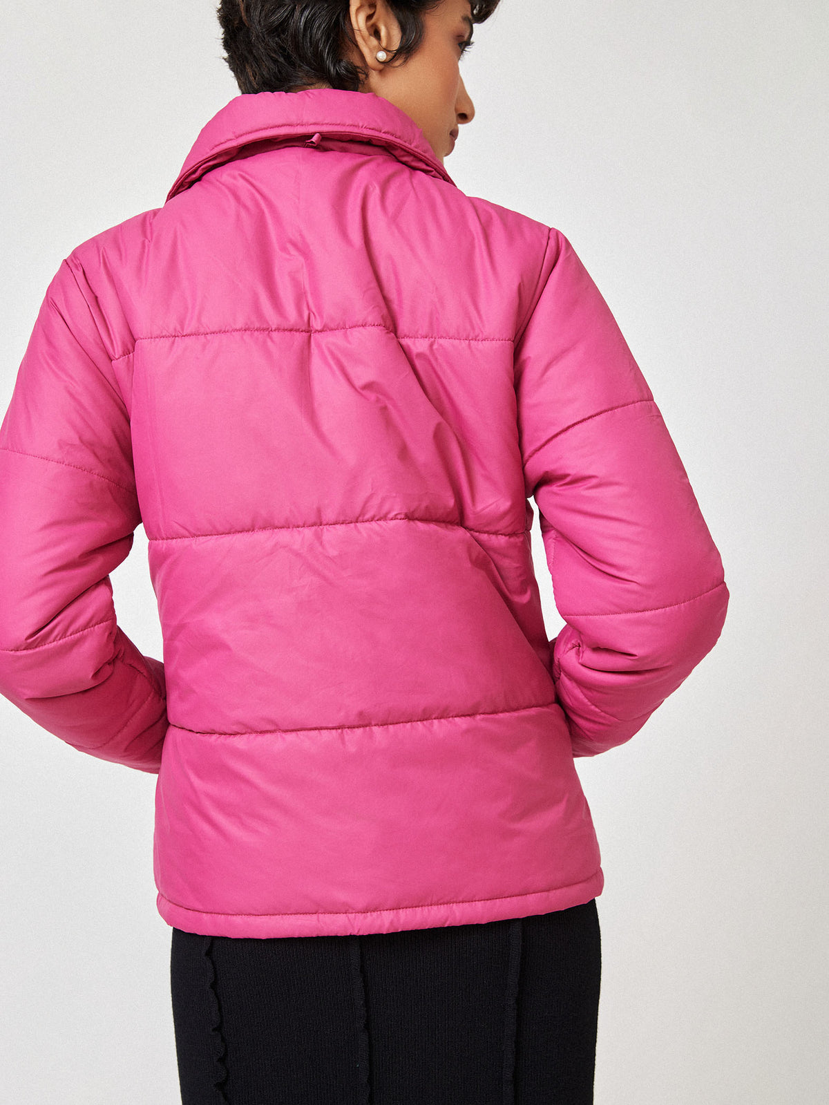 Cherry Oversized Puffer Jacket