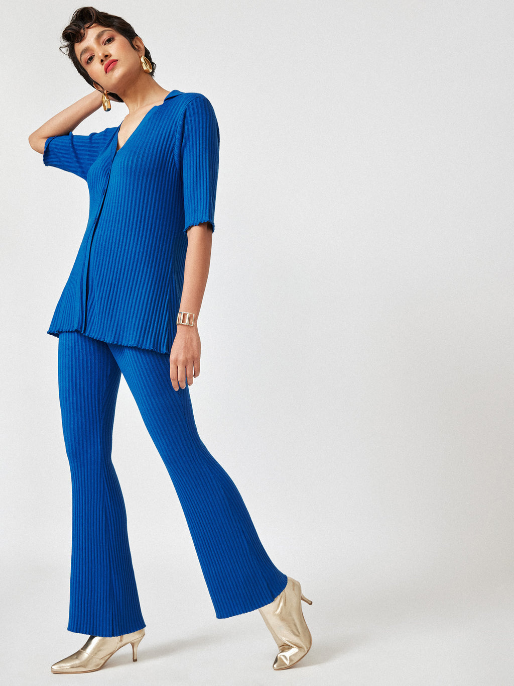 Cobalt Button Down Cardigan