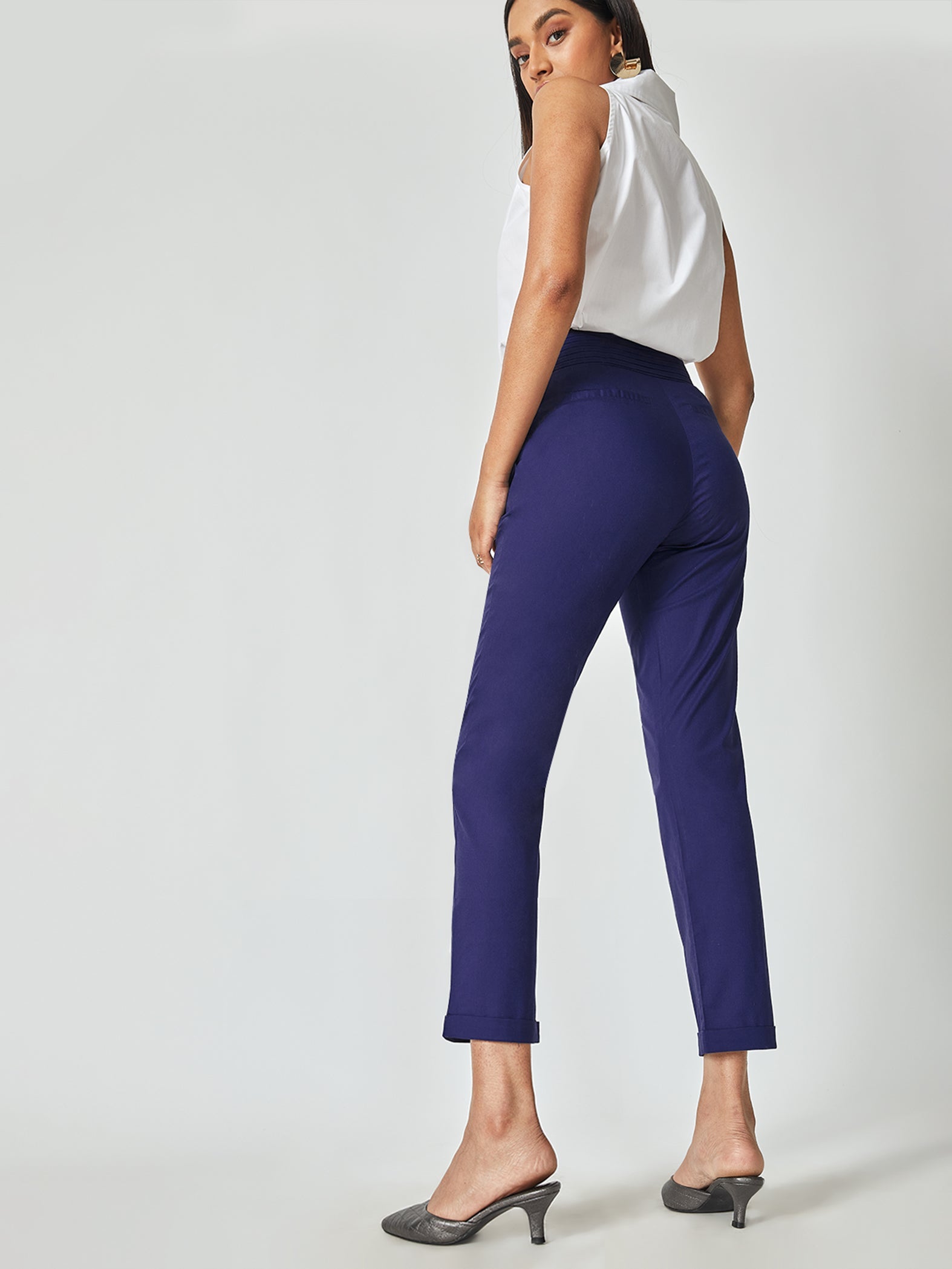 Cobalt Tapered Pants