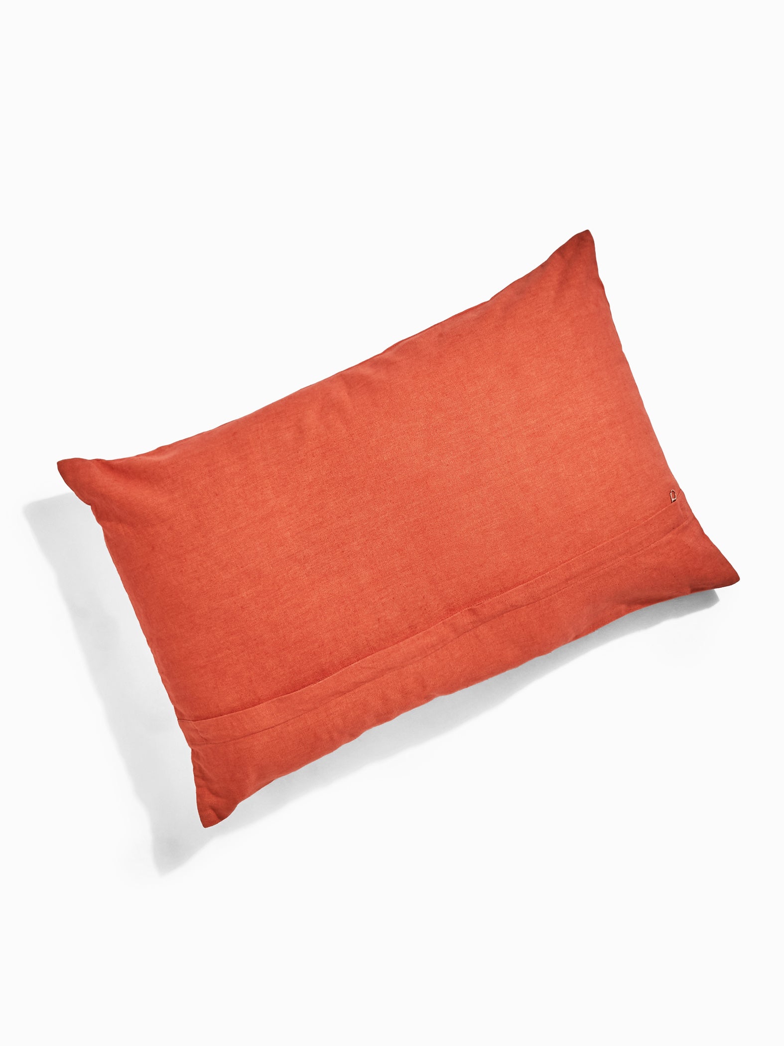 Coral Pom Pom Cushion