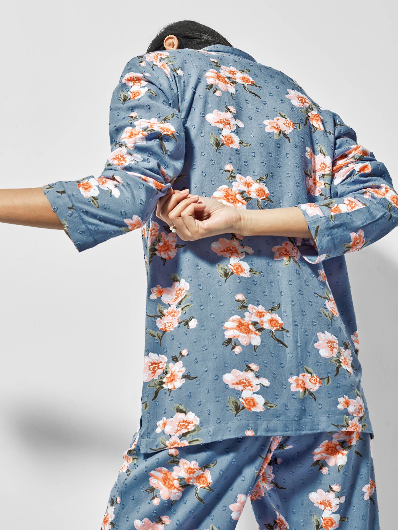 Floral Printed Sleep Shirt