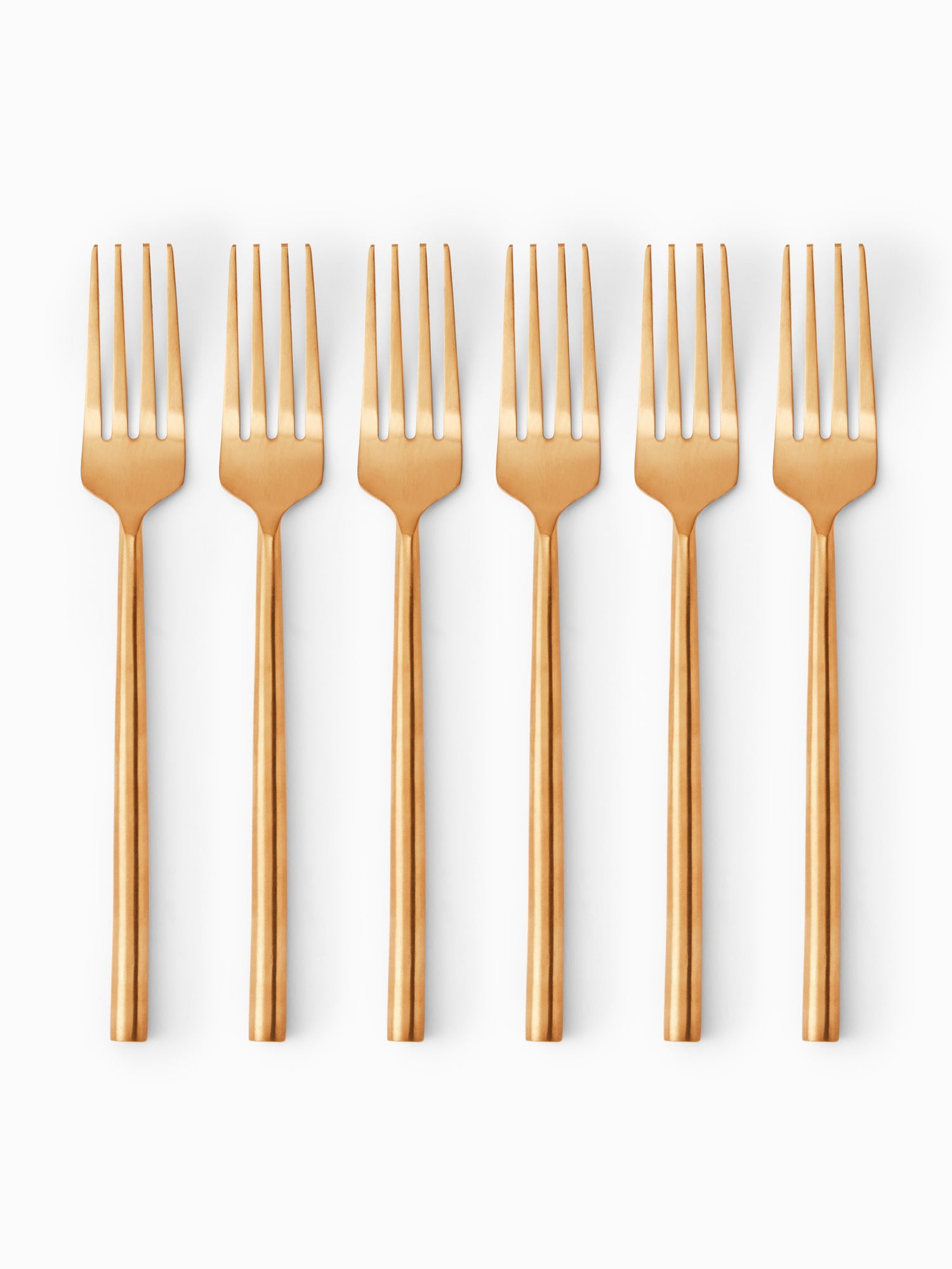 Gold Dinner Fork Set