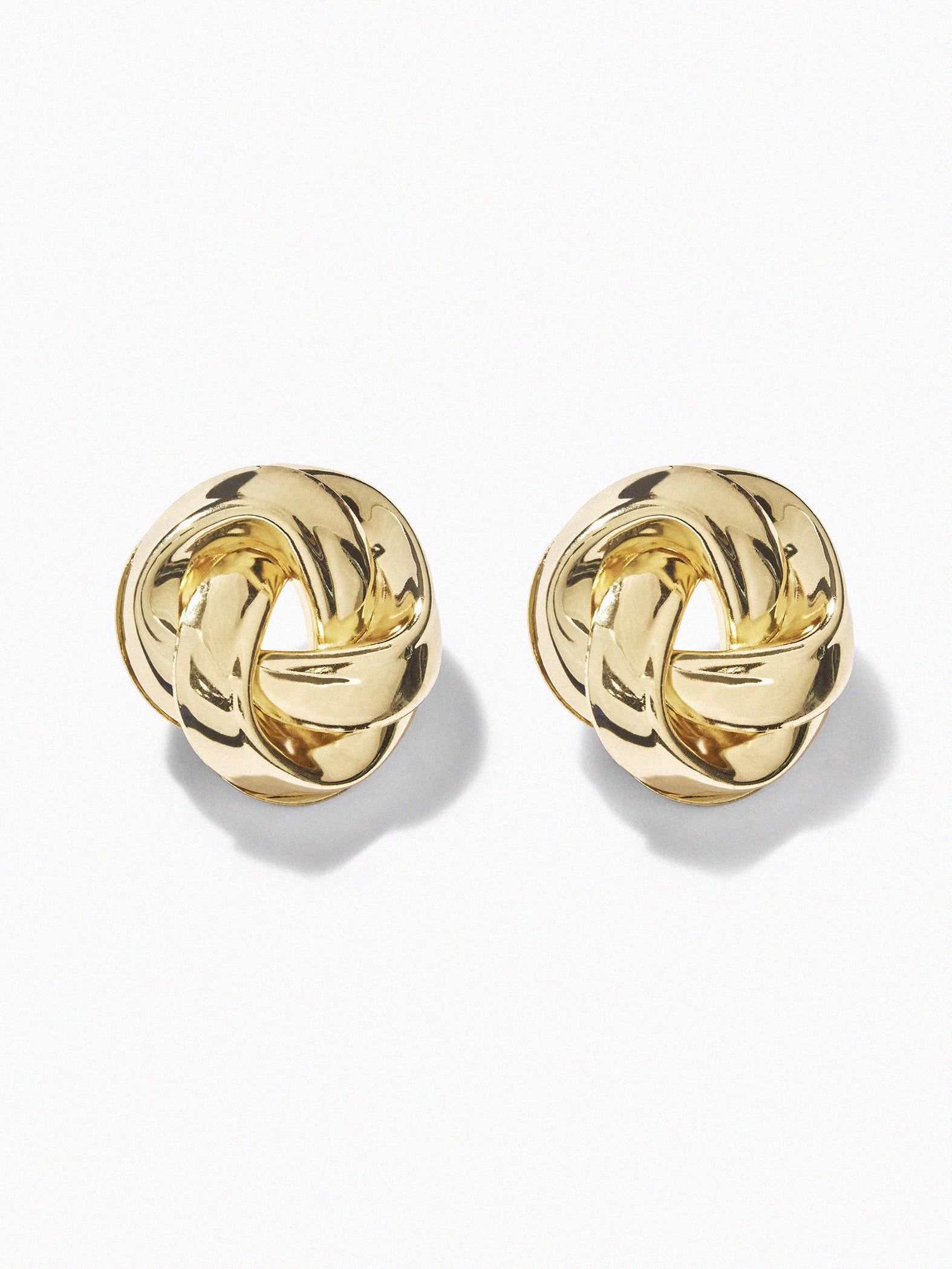 Gold Knot Studs