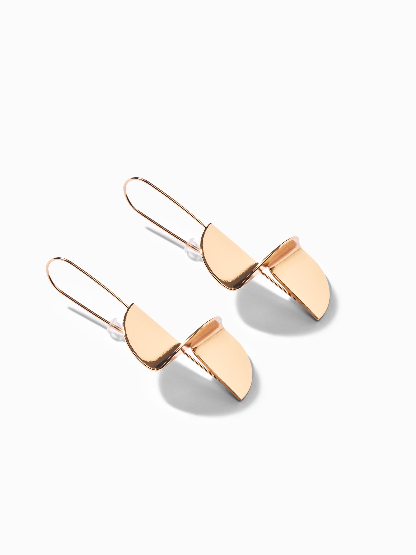 Gold Twist Earrings