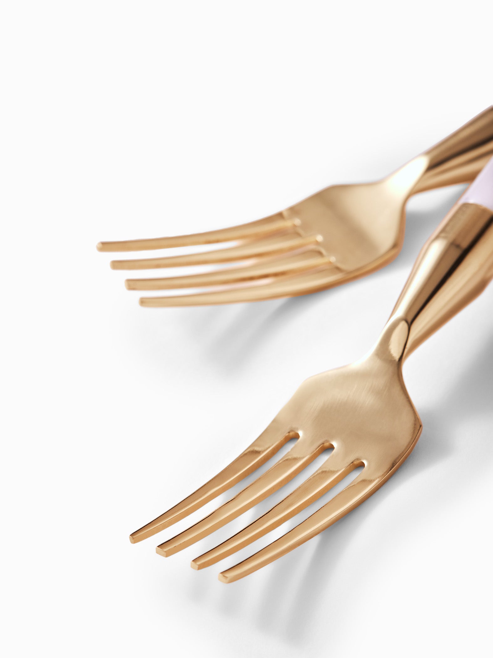Gold & Acrylic Dinner Forks