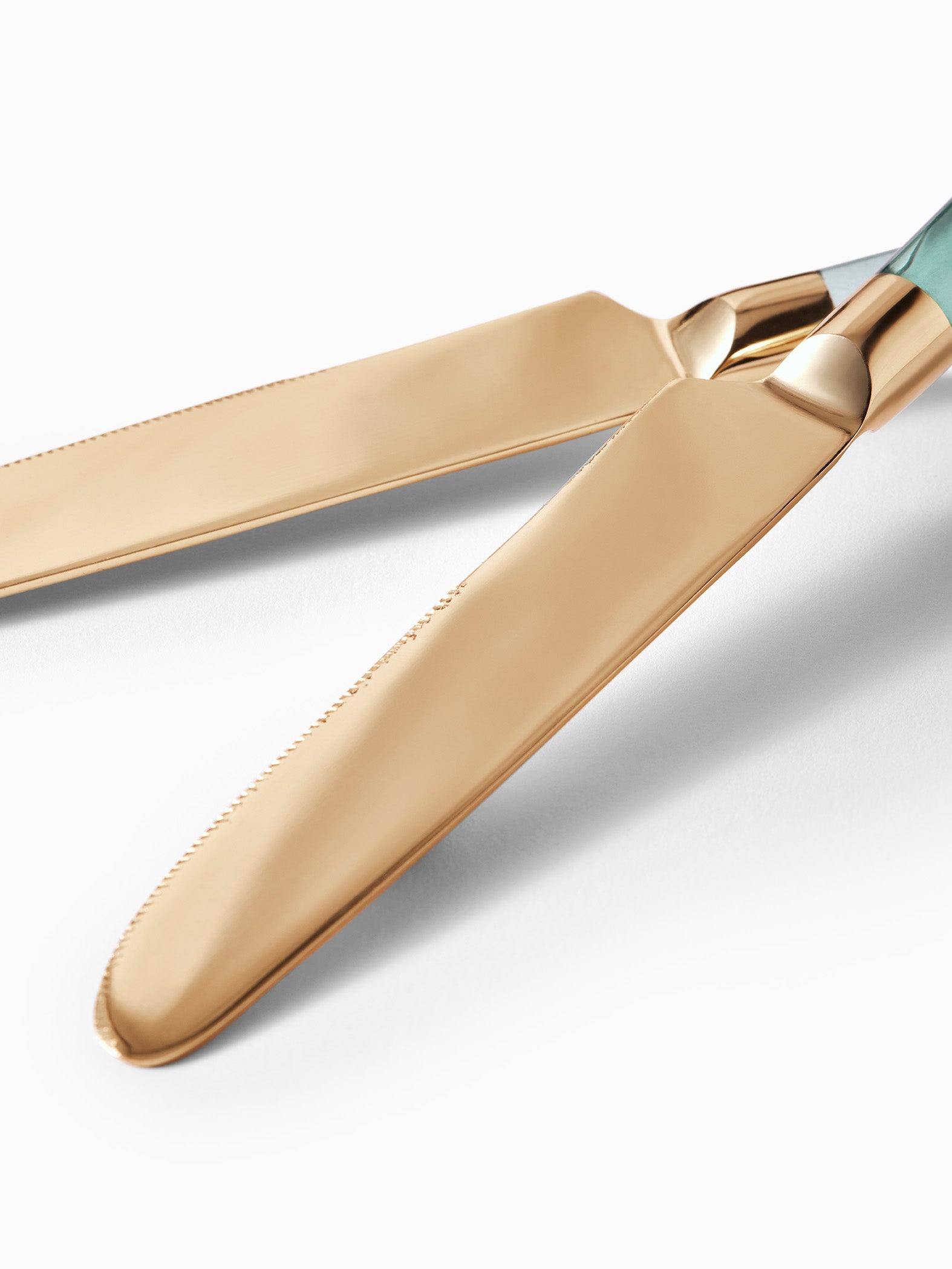 Gold & Acrylic Table Knives