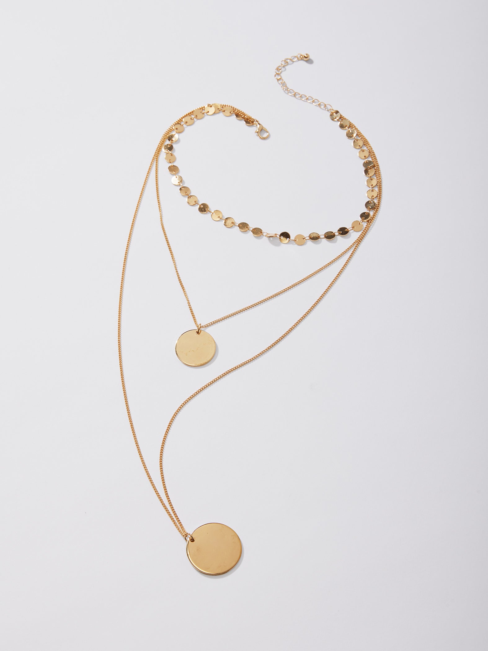 Gold Circle Necklace