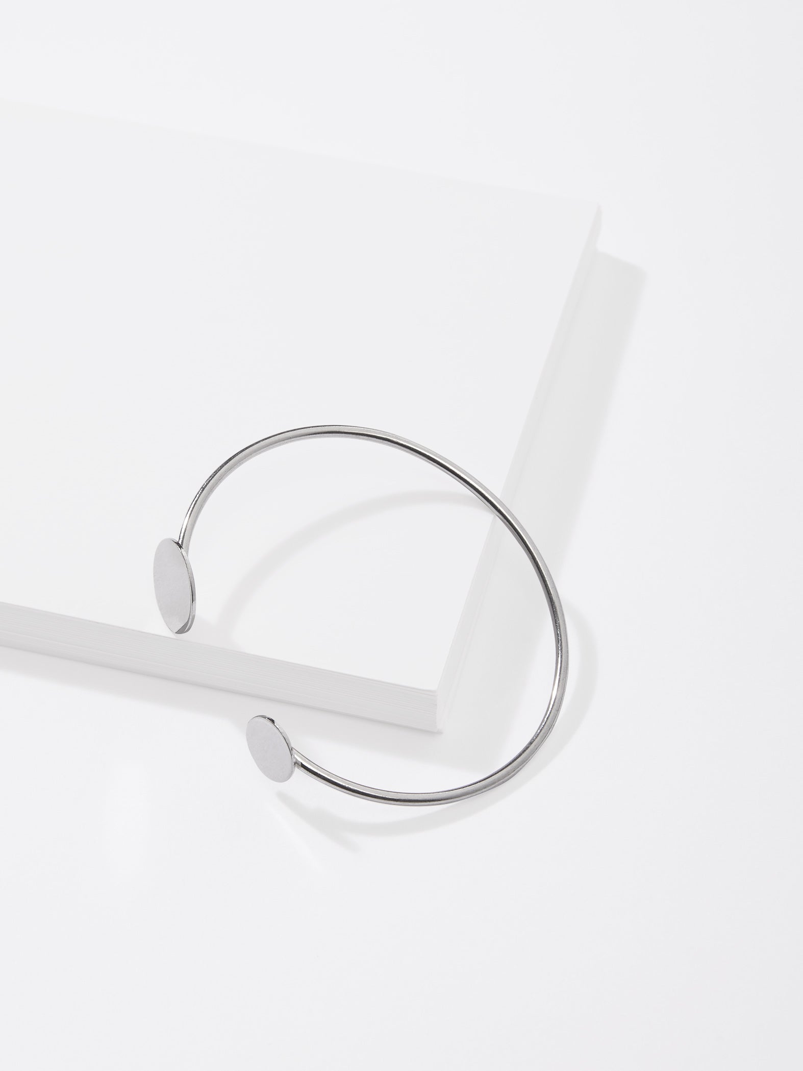 Silver Dual Circle Cuff