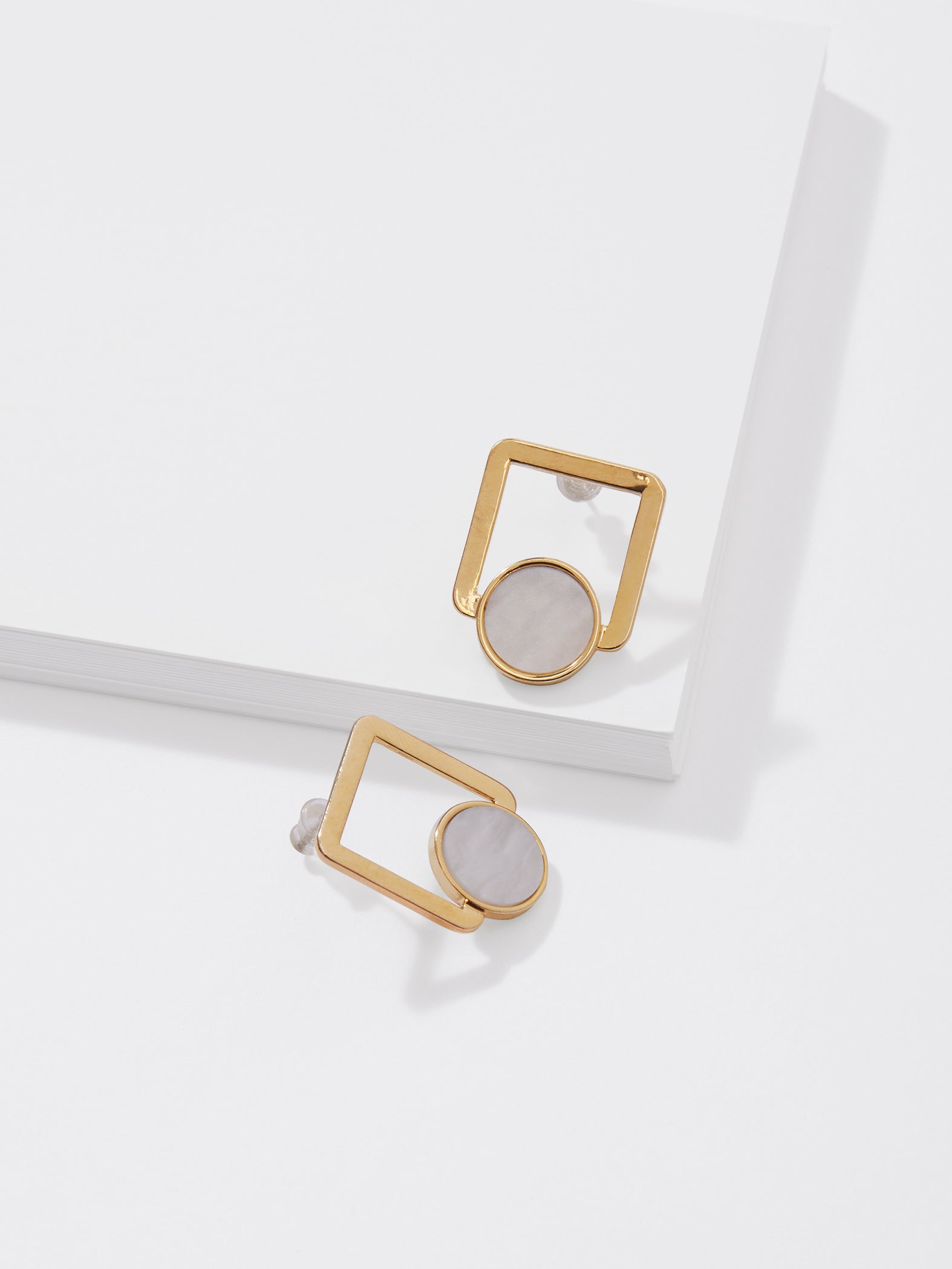 Gold Geo Earrings