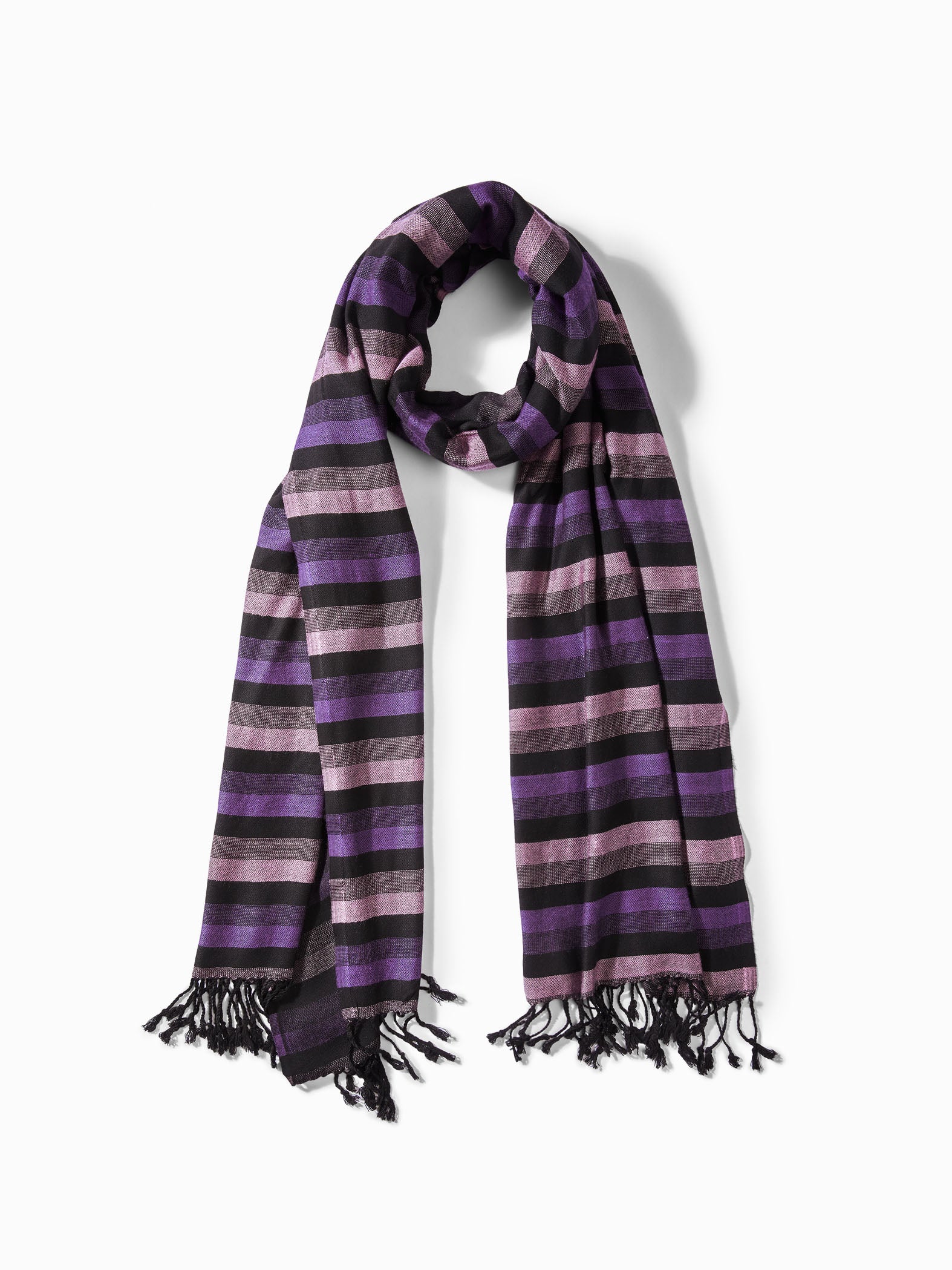 Grape Stripe Scarf