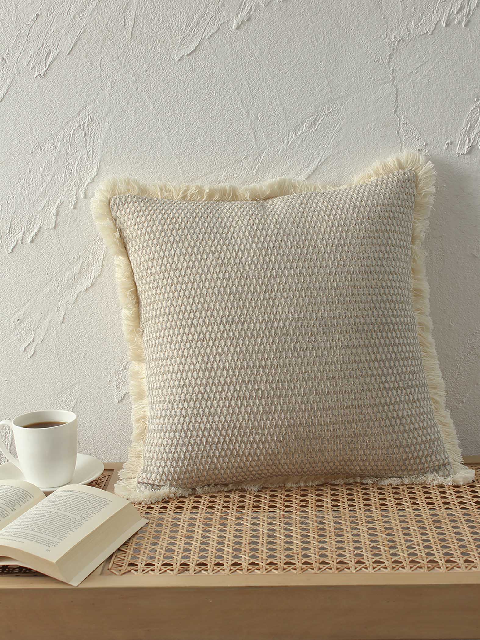 Grey Akasham Cushion Cover By House This