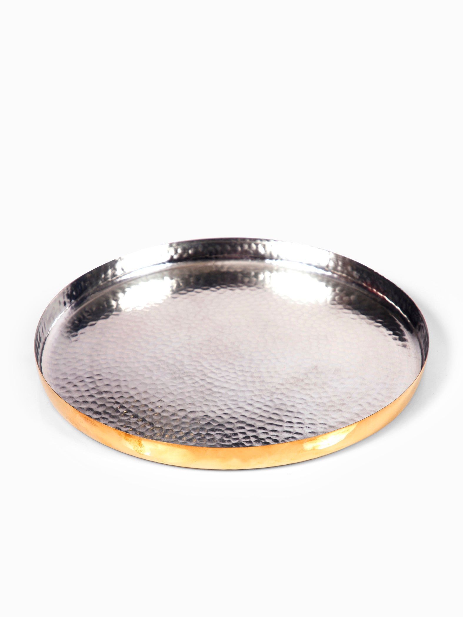 Hookka Brass Kalai Thaali Medium by AnanTaya
