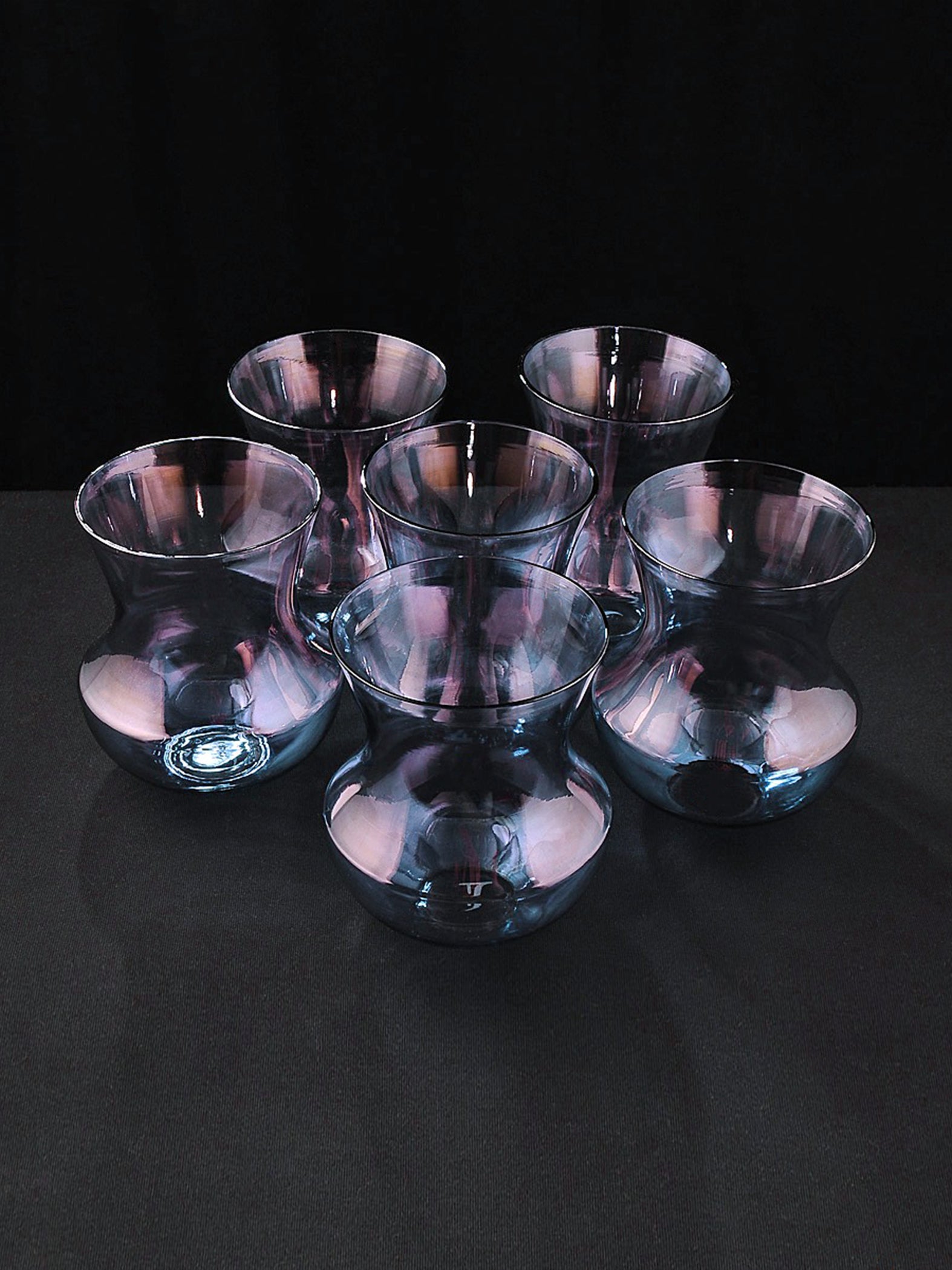 Hookka Glass Blue Set by AnanTaya