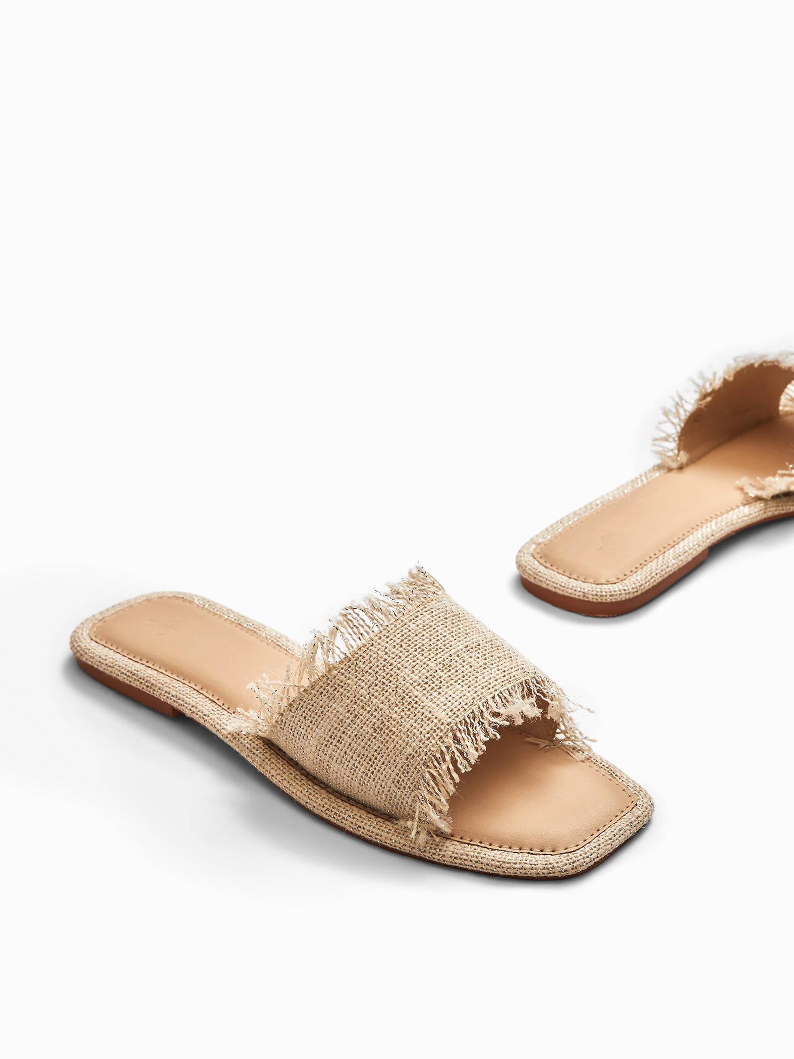 Ivory Jute Sliders