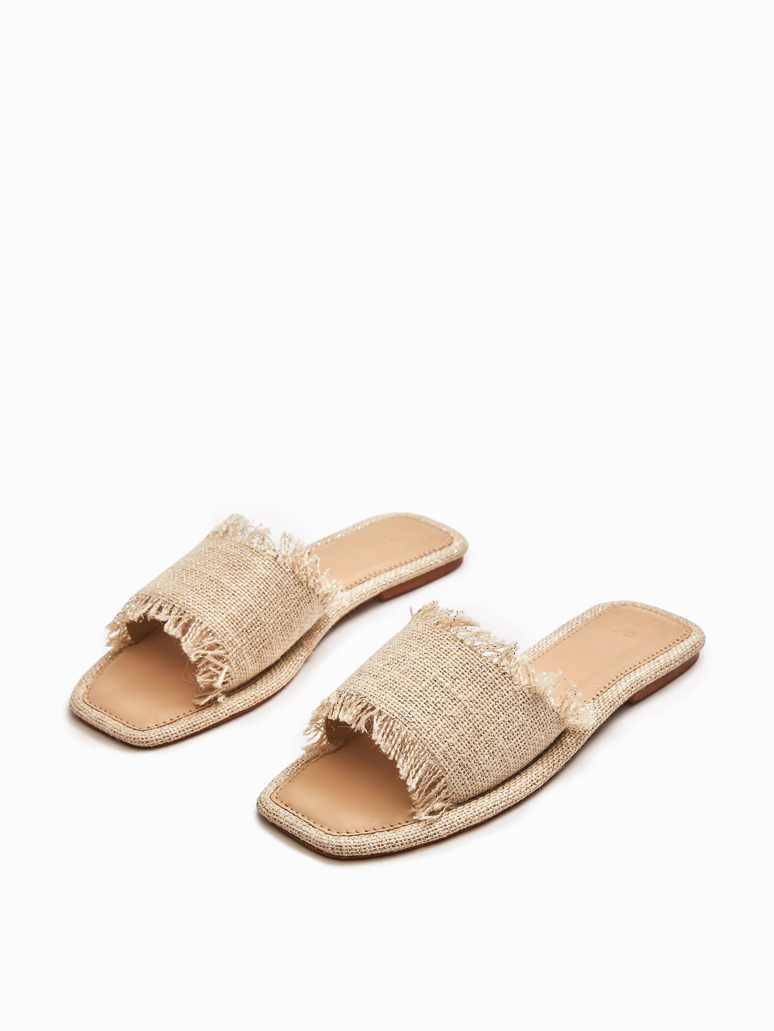 Ivory Jute Sliders