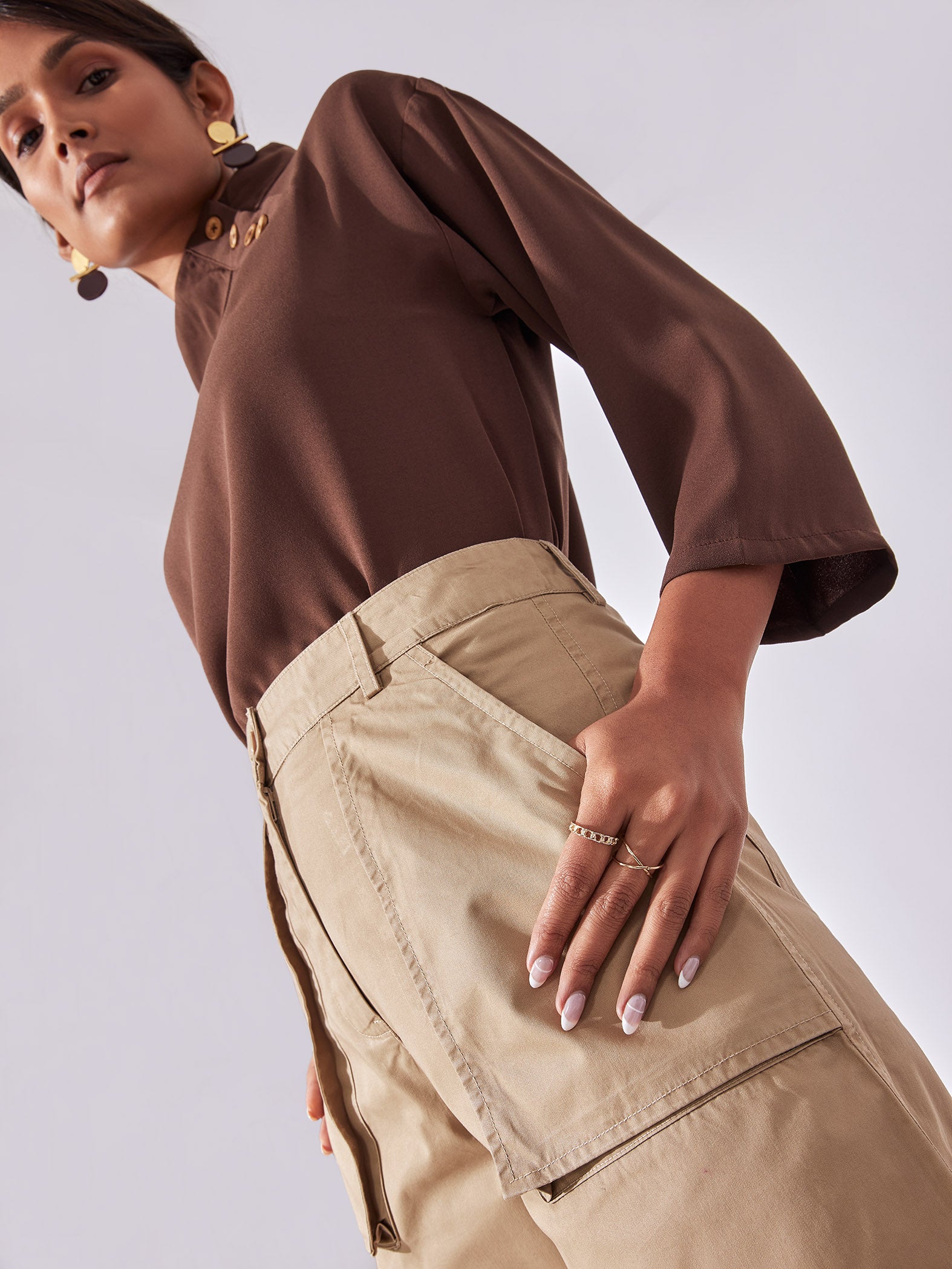 Buy Gant Khaki Slim Fit Flat Front Trousers for Men Online  Tata CLiQ  Luxury
