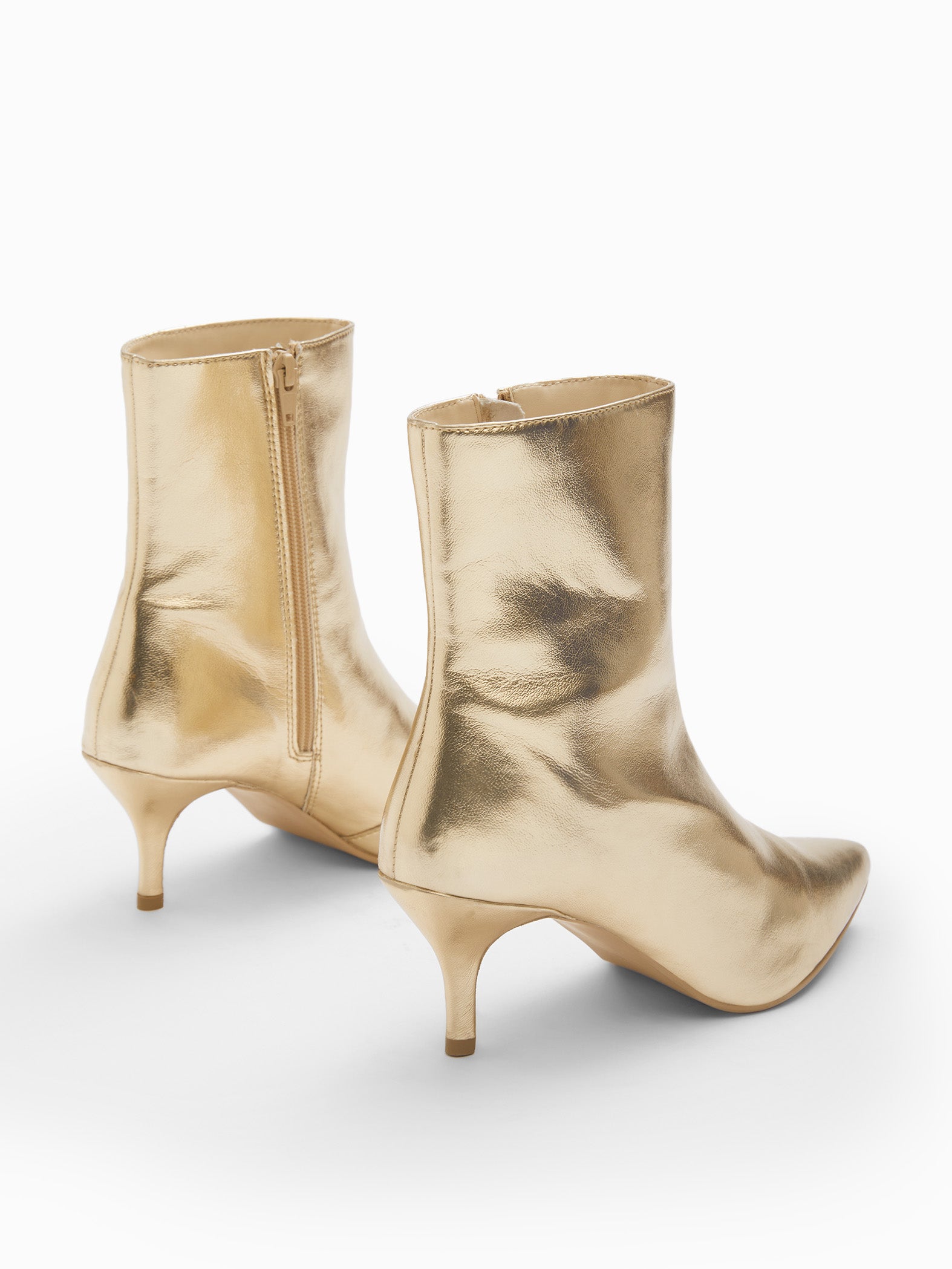 Metallic gold boots women's shoes best sale