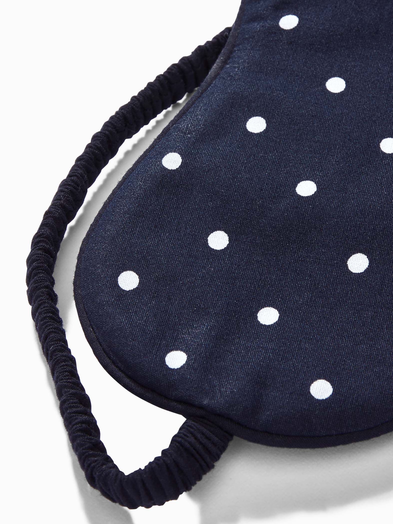 Midnight Polka Eye Mask