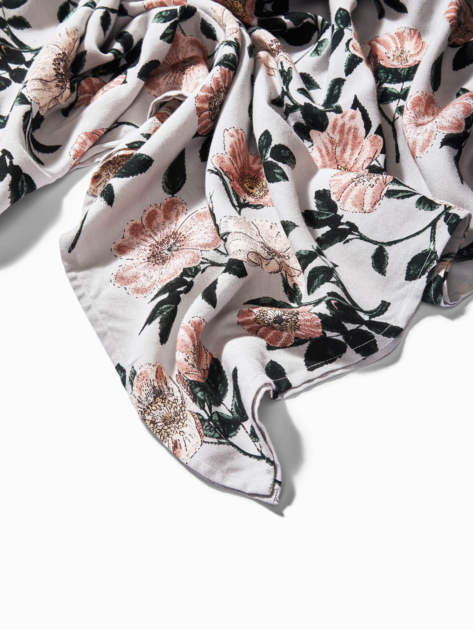 Mint Floral Scarf