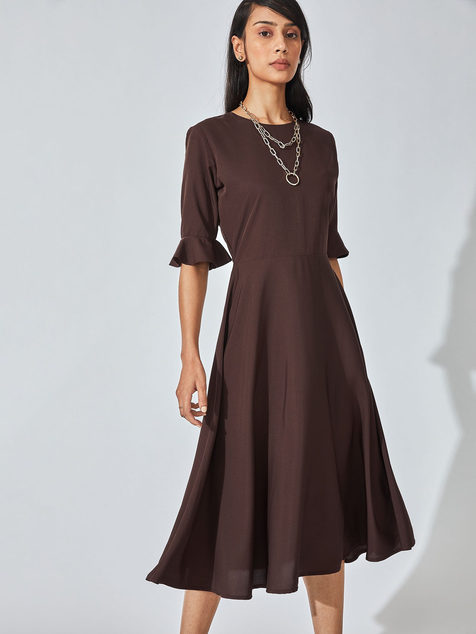 Mocha Midi Dress