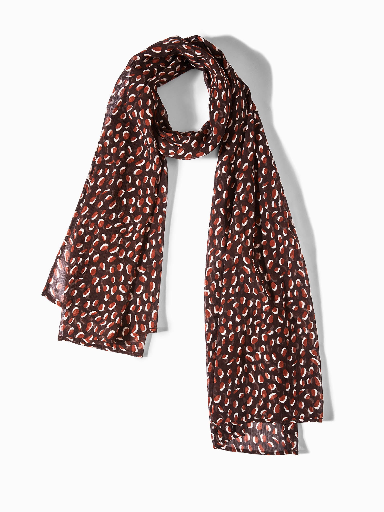 Mocha Printed Scarf