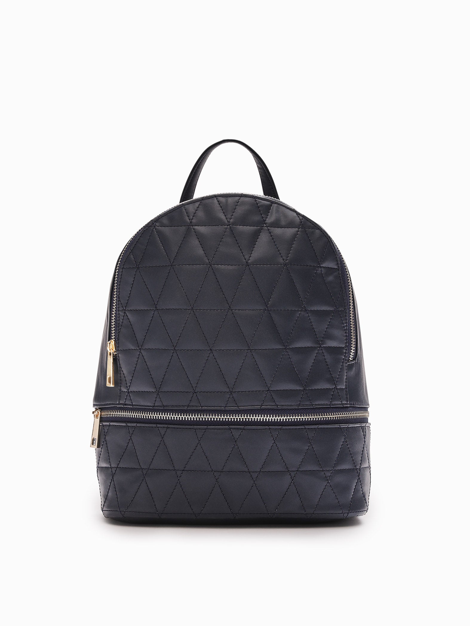 Navy Zipper Backpack