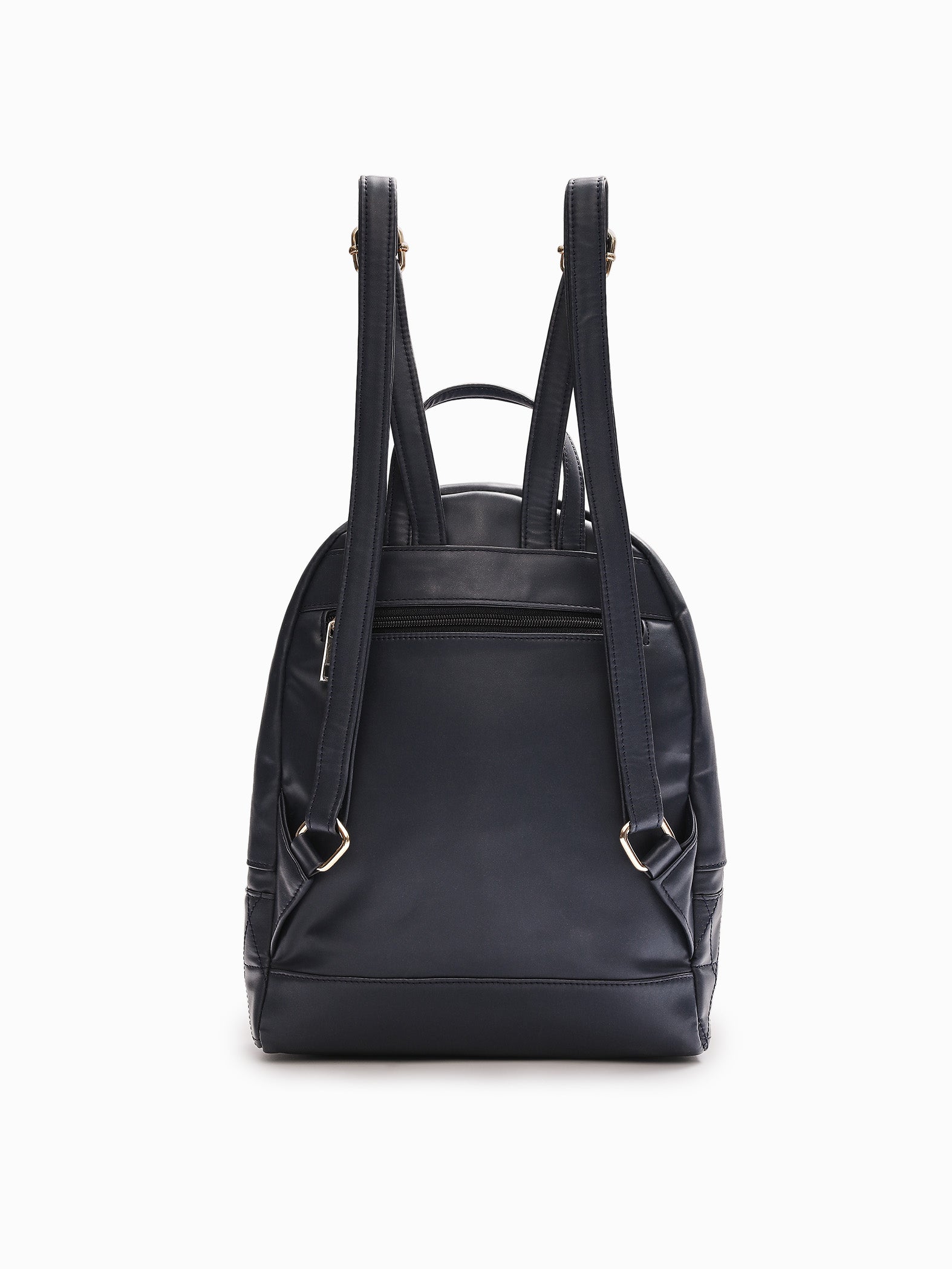 Navy Zipper Backpack