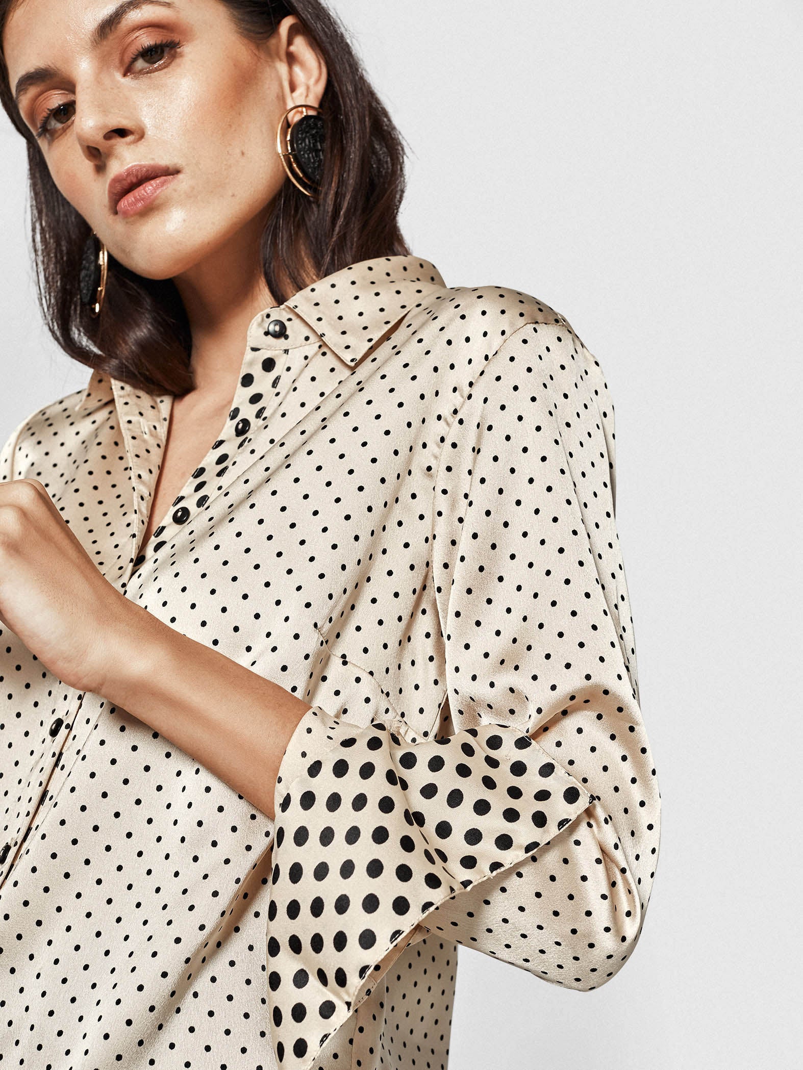 Nude Dotted Shirt