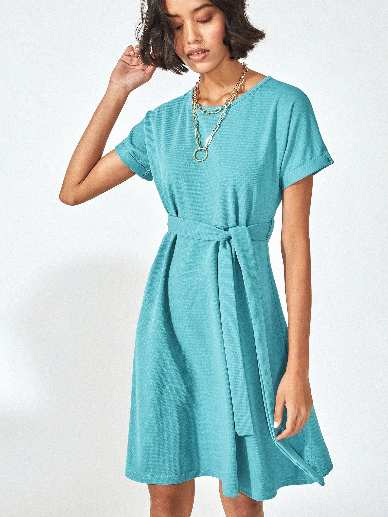 Ocean Self Tie Dress