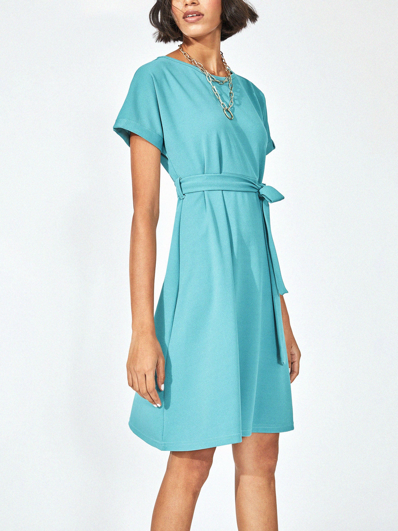 Ocean Self Tie Dress