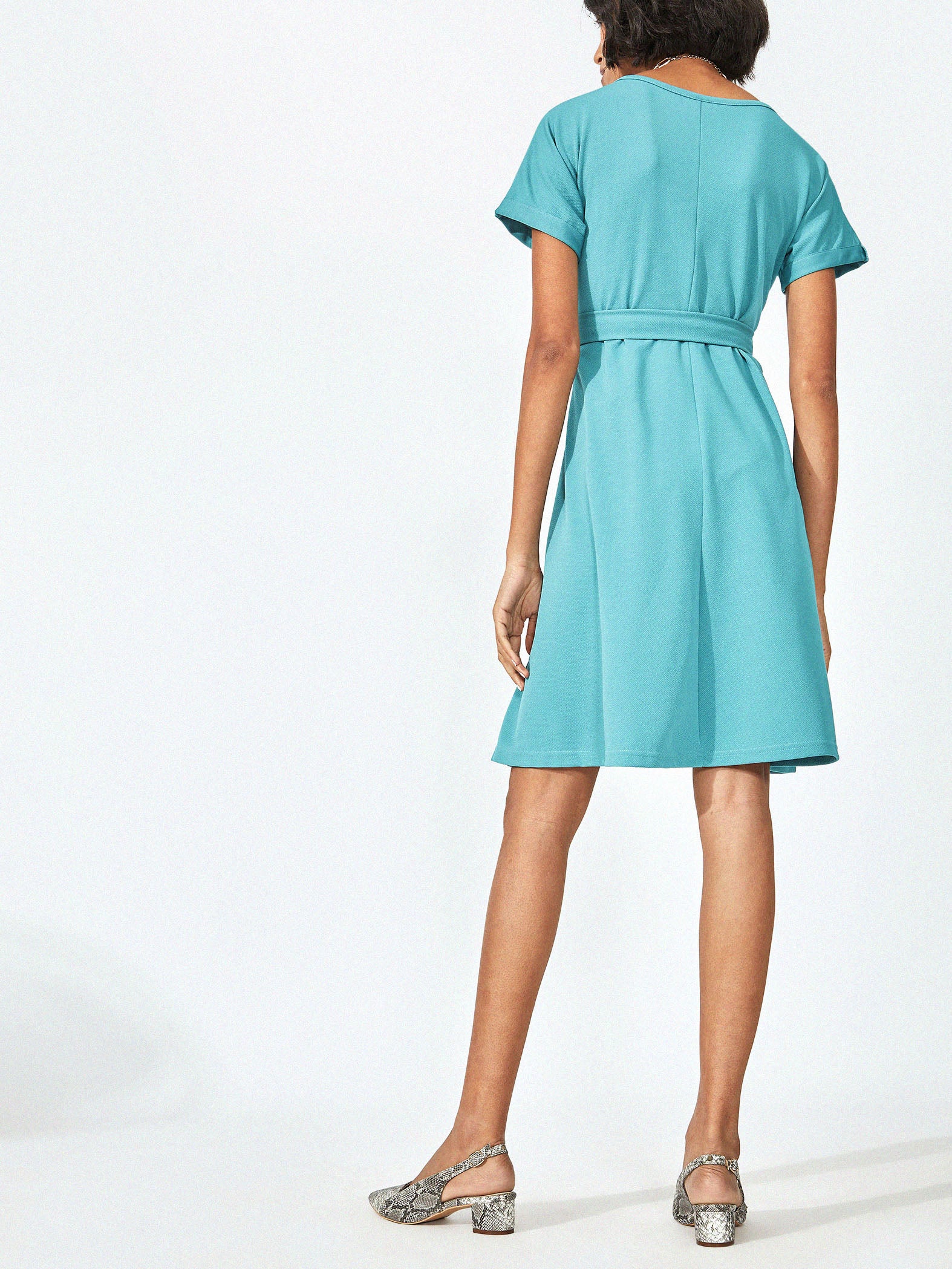 Ocean Self Tie Dress