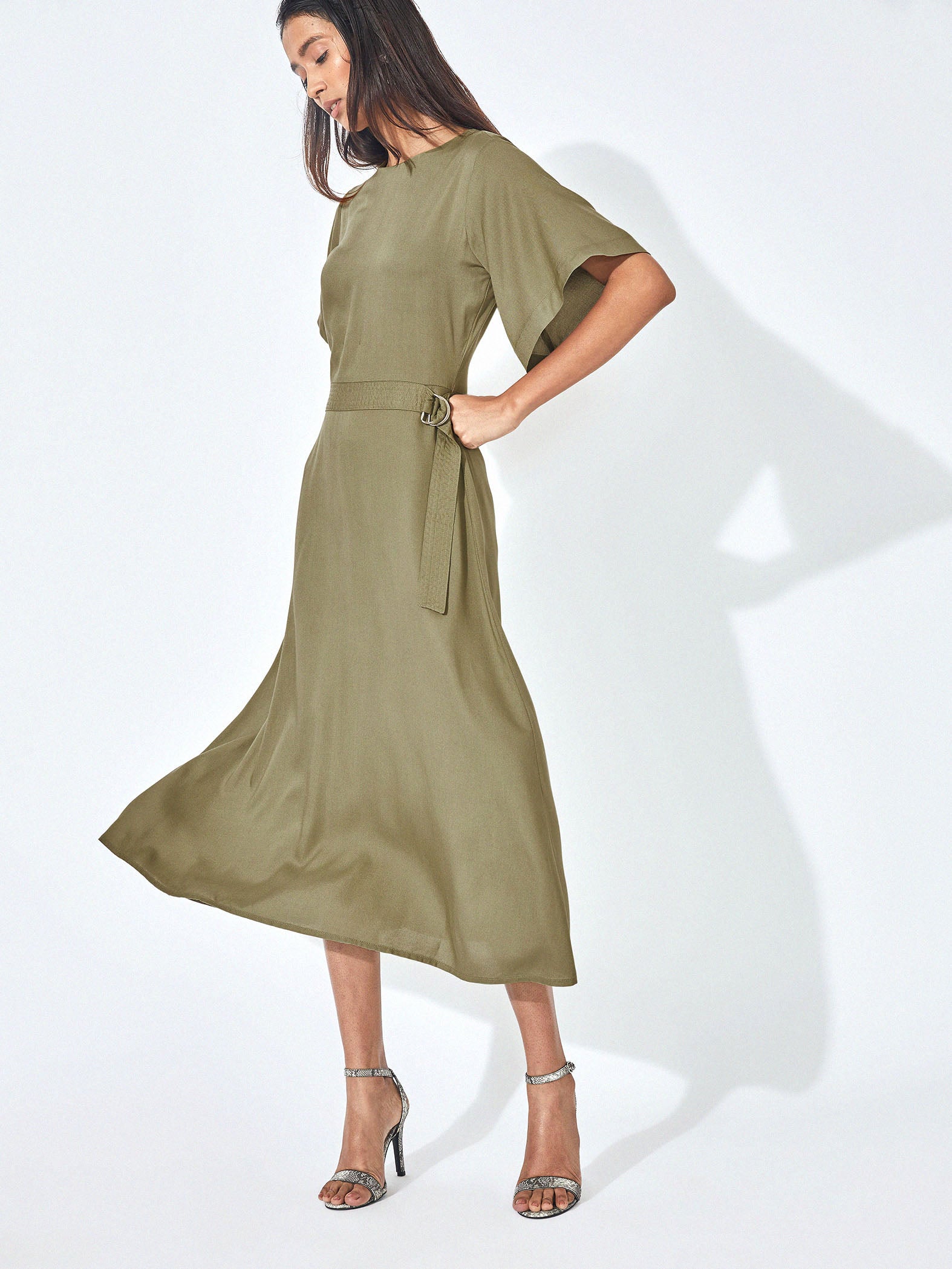 Olive D-buckle Dress