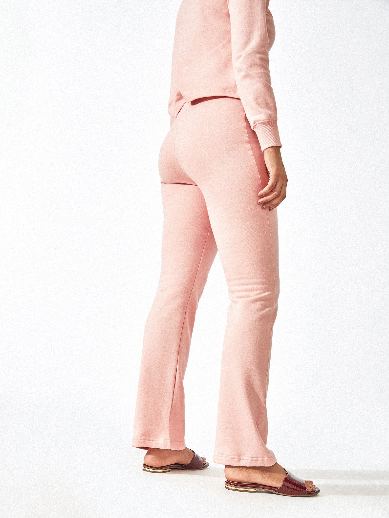 Pale Pink Knit Pants