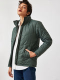 Pebble Grey Puffer Jacket