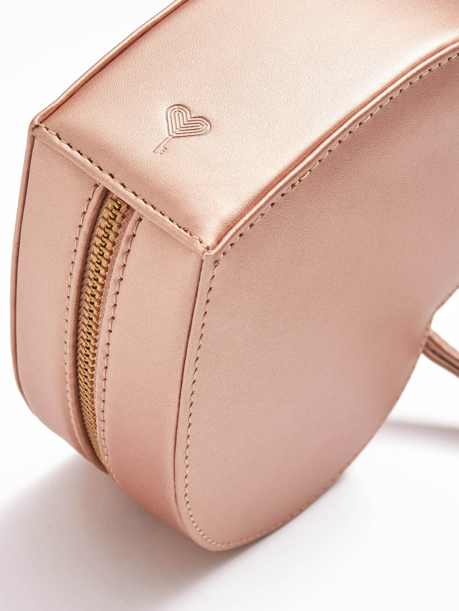 Rose Gold Heart Bag