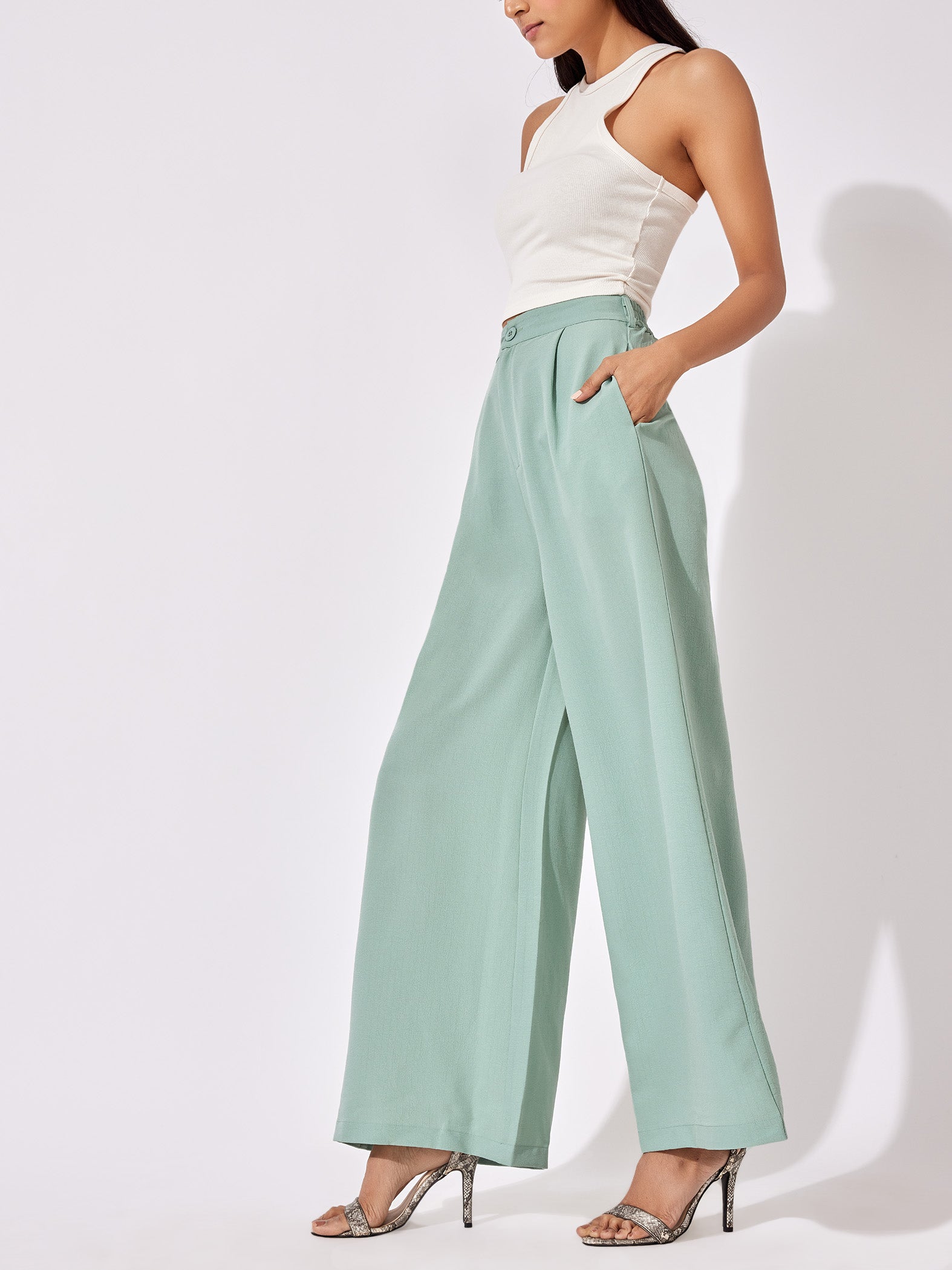 Update 71+ green flare pants super hot - in.eteachers