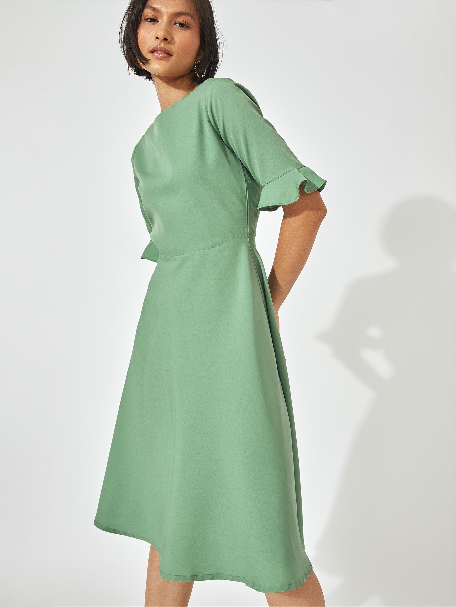 Sage Midi Dress