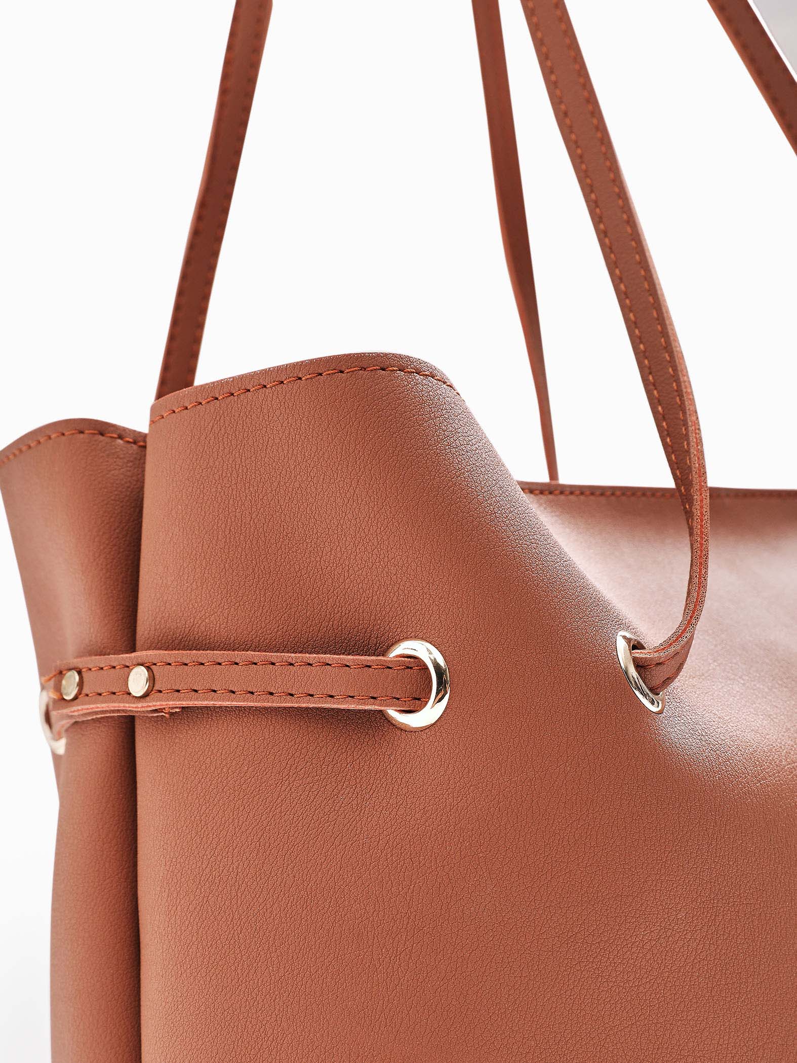 Tan Ring Handbag