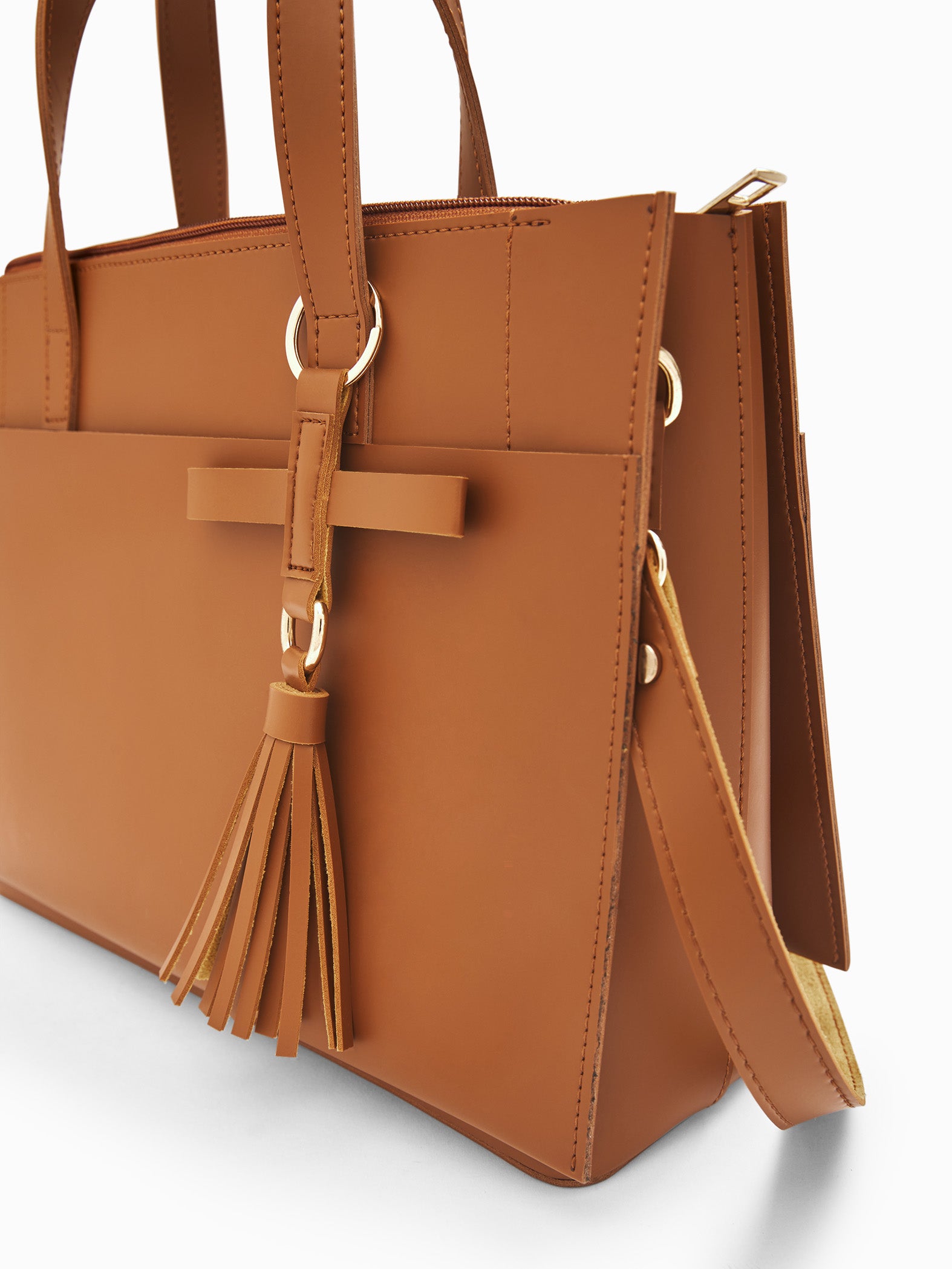 Tan Tassel Bag