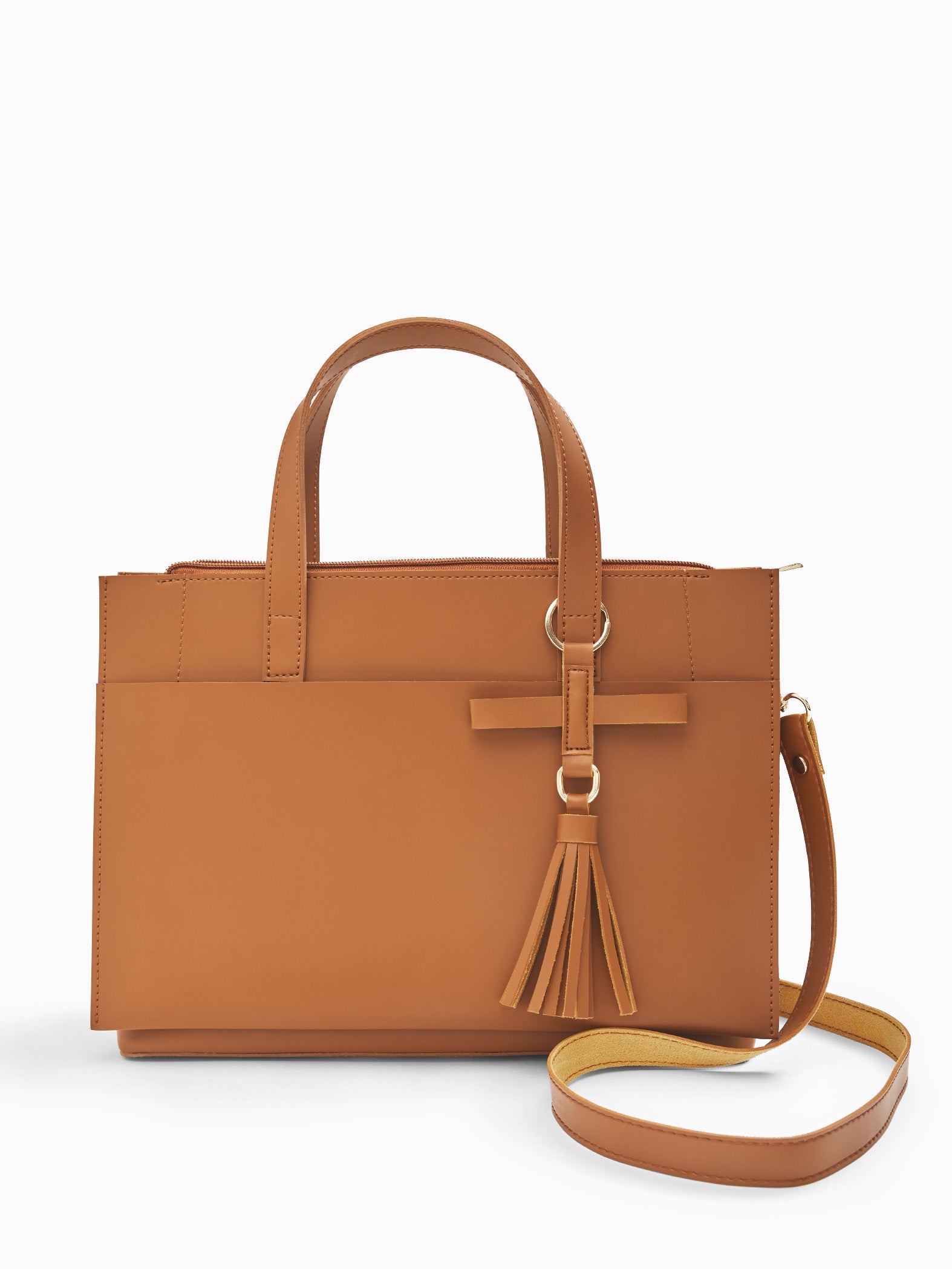 Tan Tassel Bag