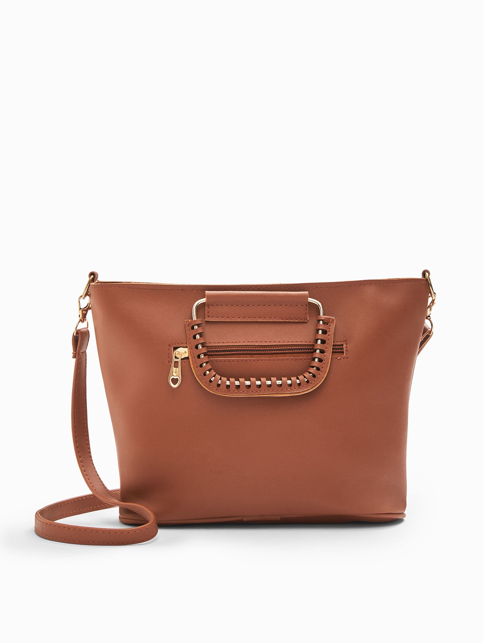 Tan Tassle Tote