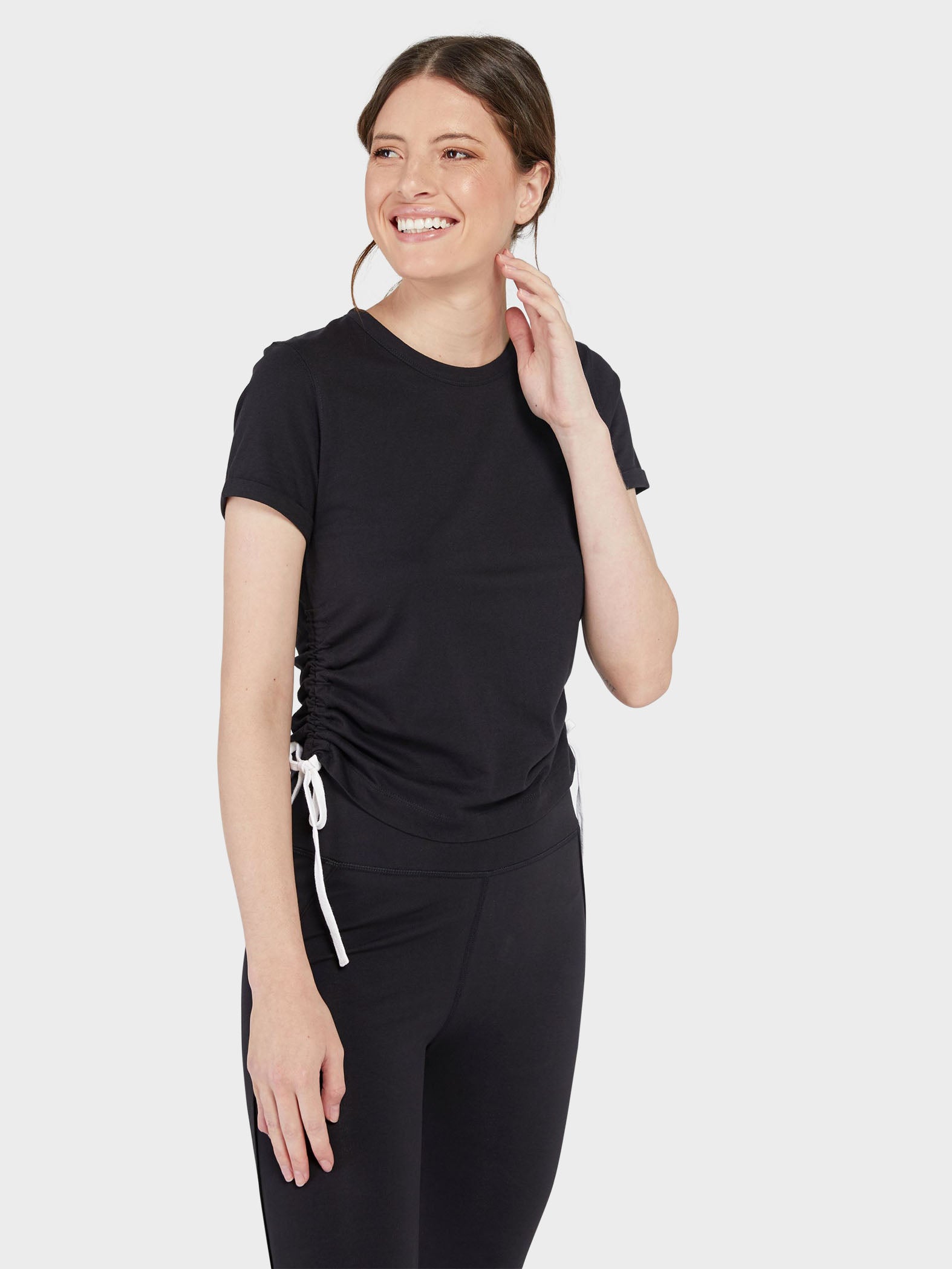 The Homebound Tee Black By Satva