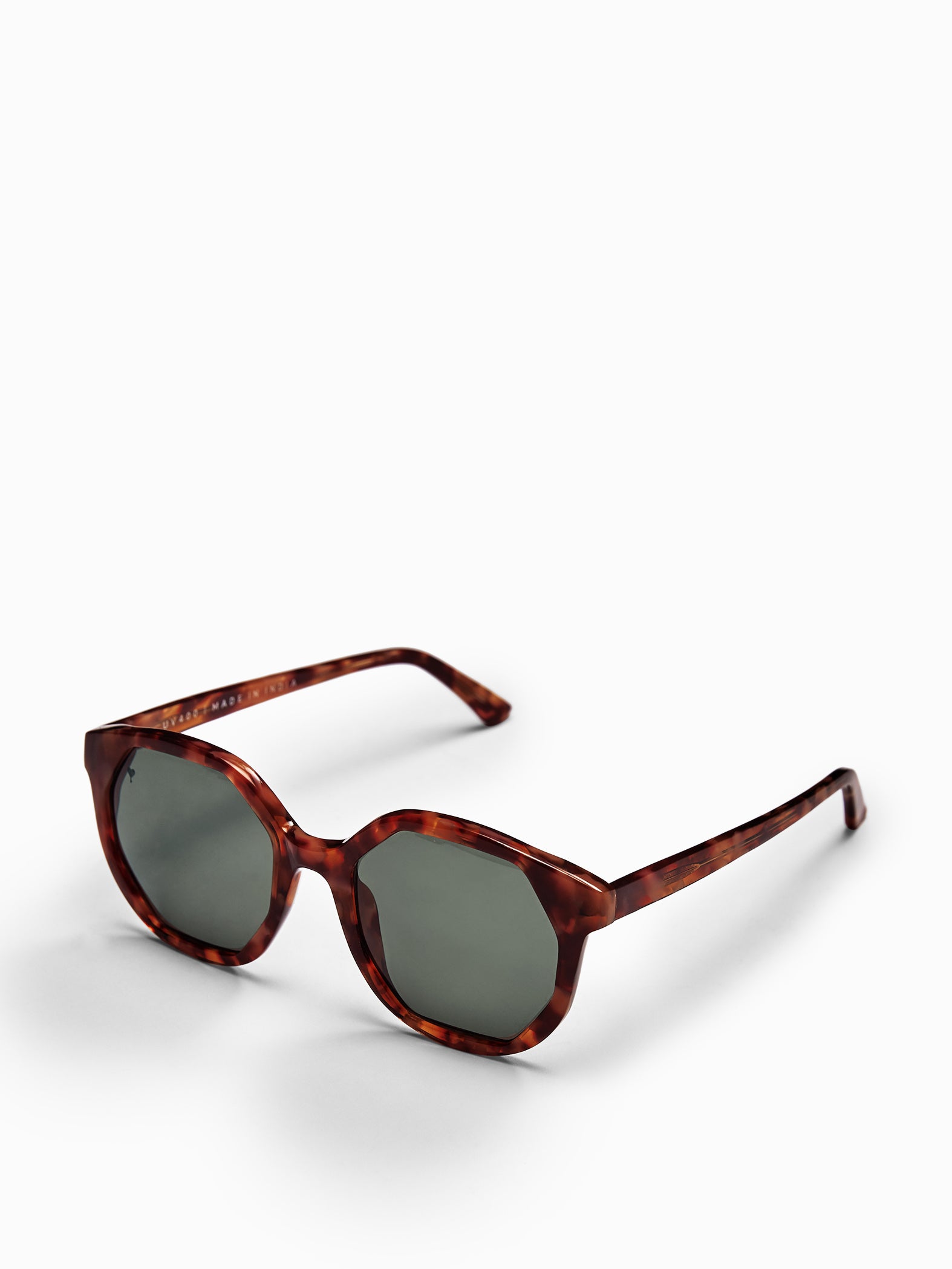 Tortoise Shell Oversized Oval Sunglasses