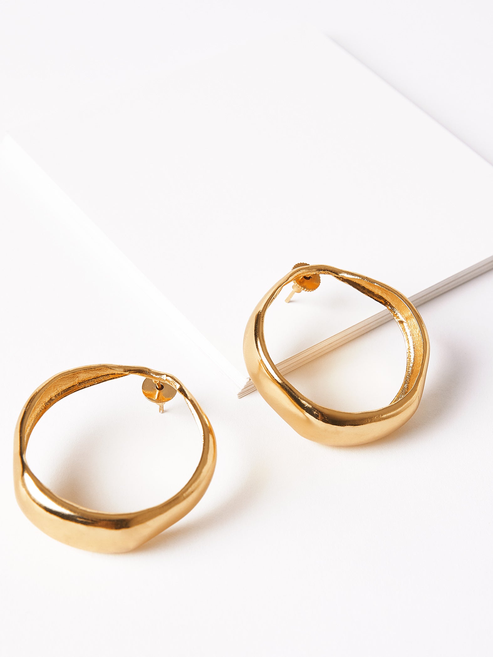 Gold Circle Studs