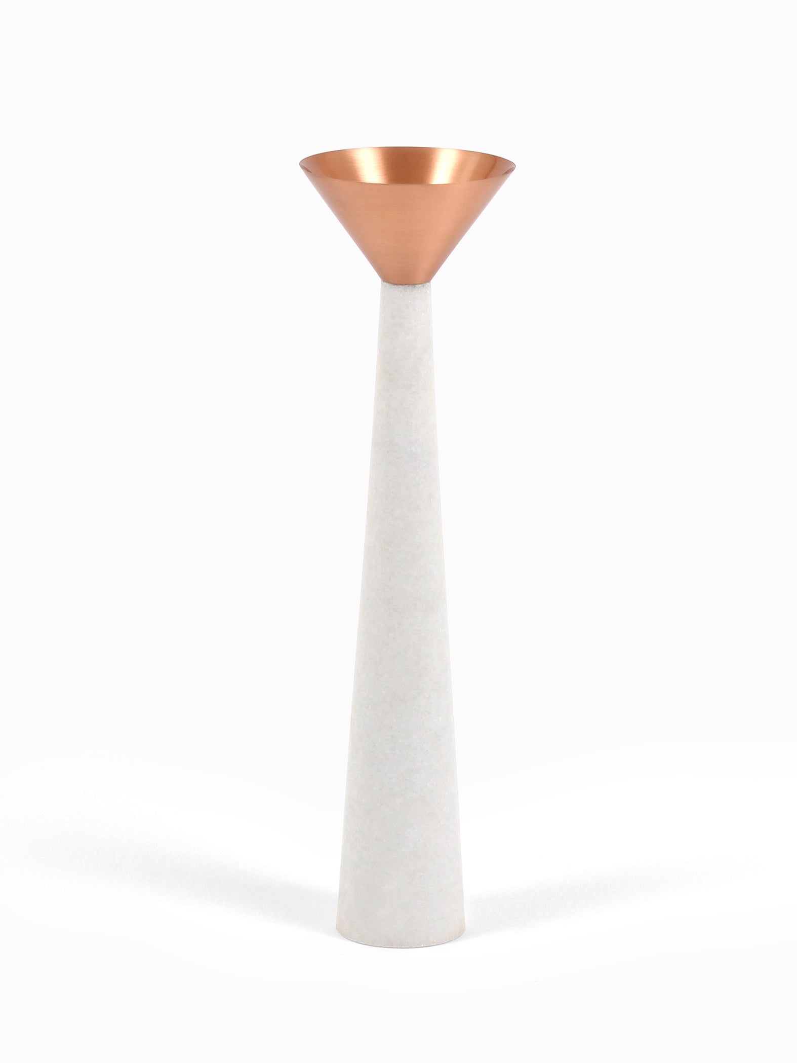 White Candle Stand Large