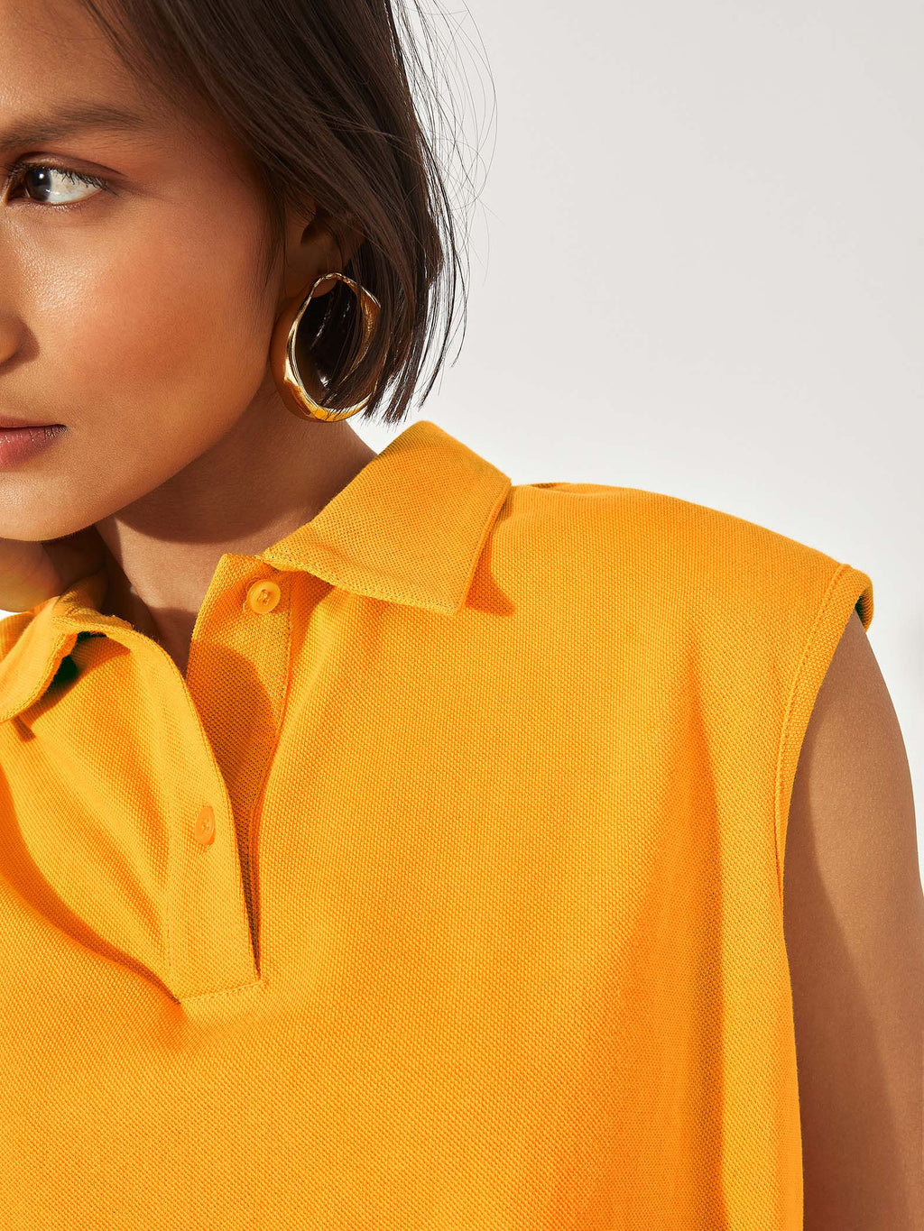 Yellow Extended Sleeve Top