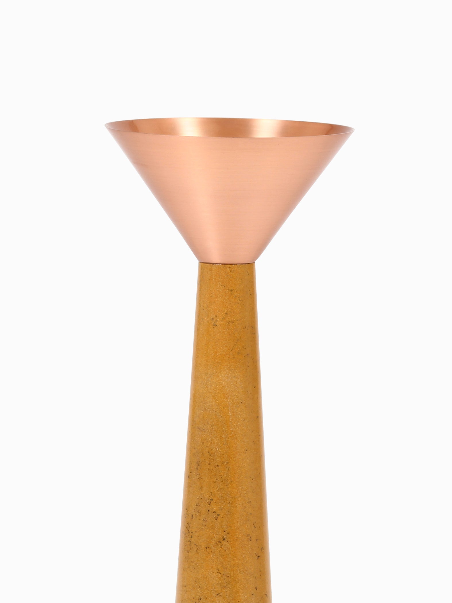 Yellow Candle Stand Large