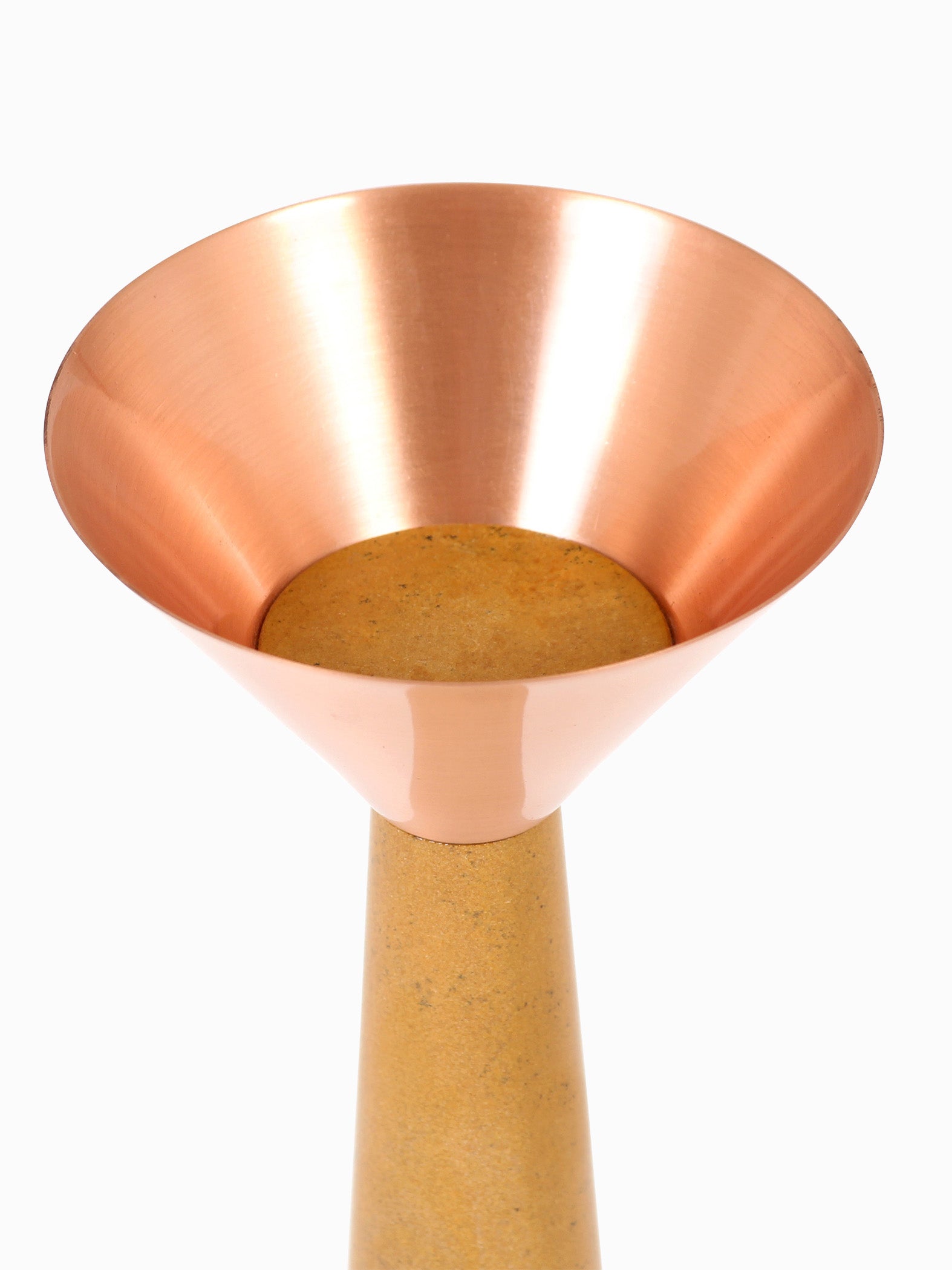 Yellow Candle Stand Large