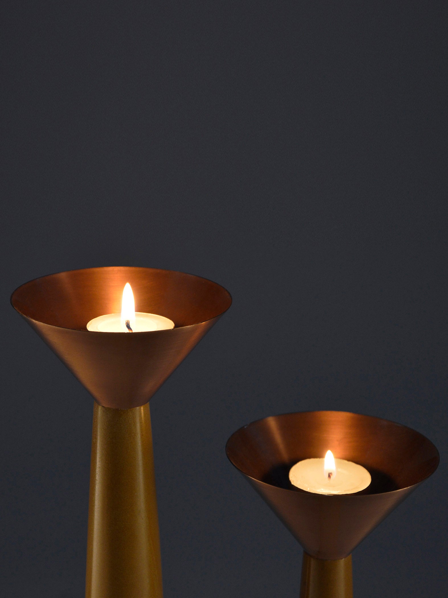 Yellow Candle Stand Medium